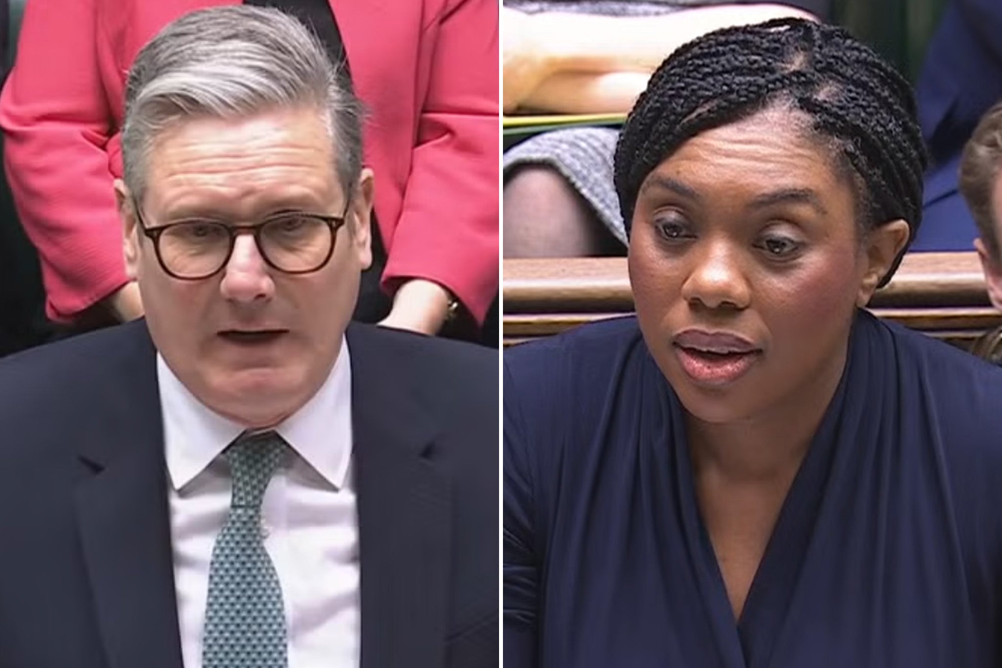 Starmer and Tory leader Kemi Badenoch traded blows over grooming gangs at PMQs