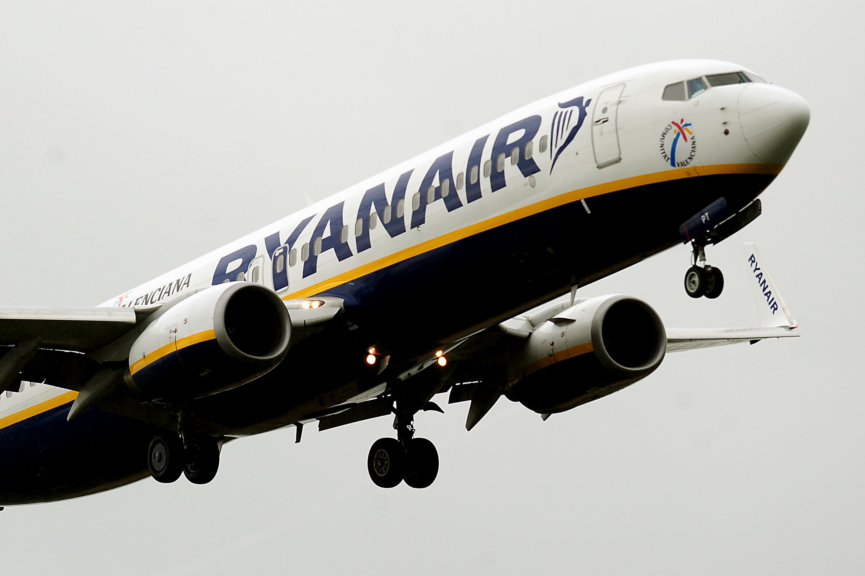 Ryanair has announced it has started taking legal action to recover losses against disruptive passengers (Rui Vieira/PA)