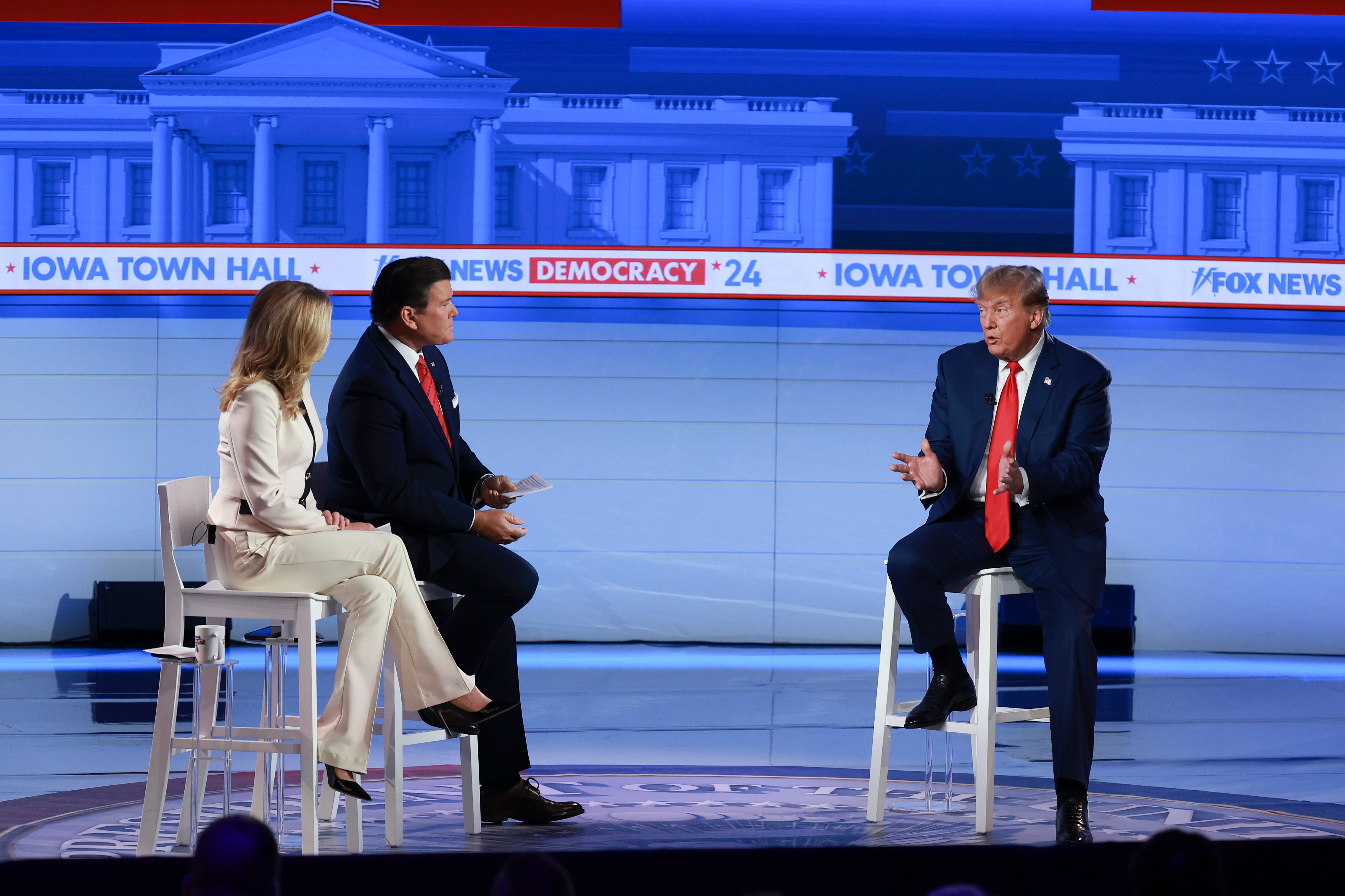 Trump and his team reportedly hit the “jackpot” by receiving the questions ahead of time of his Fox News Town Hall moderated by Martha MacCallum and Bret Baier