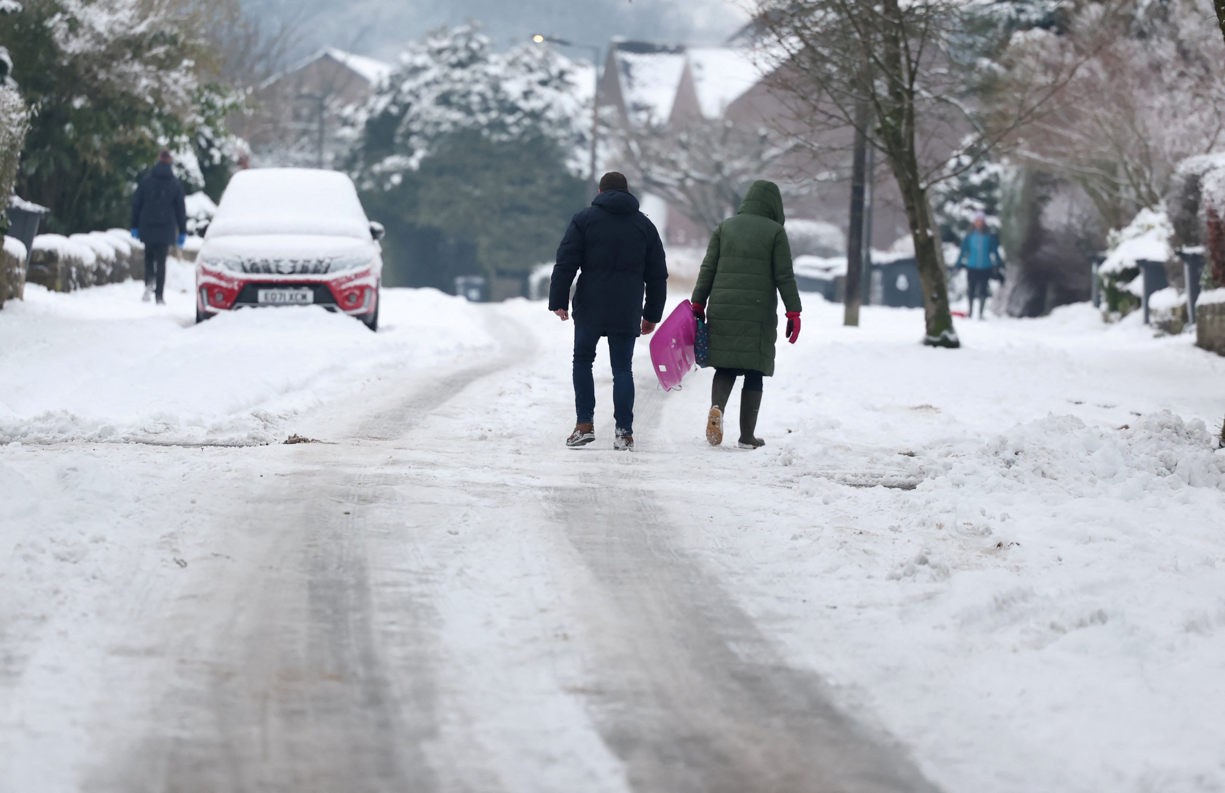 List of schools closed due to snow, ice and rain as UK hit by icy blast 