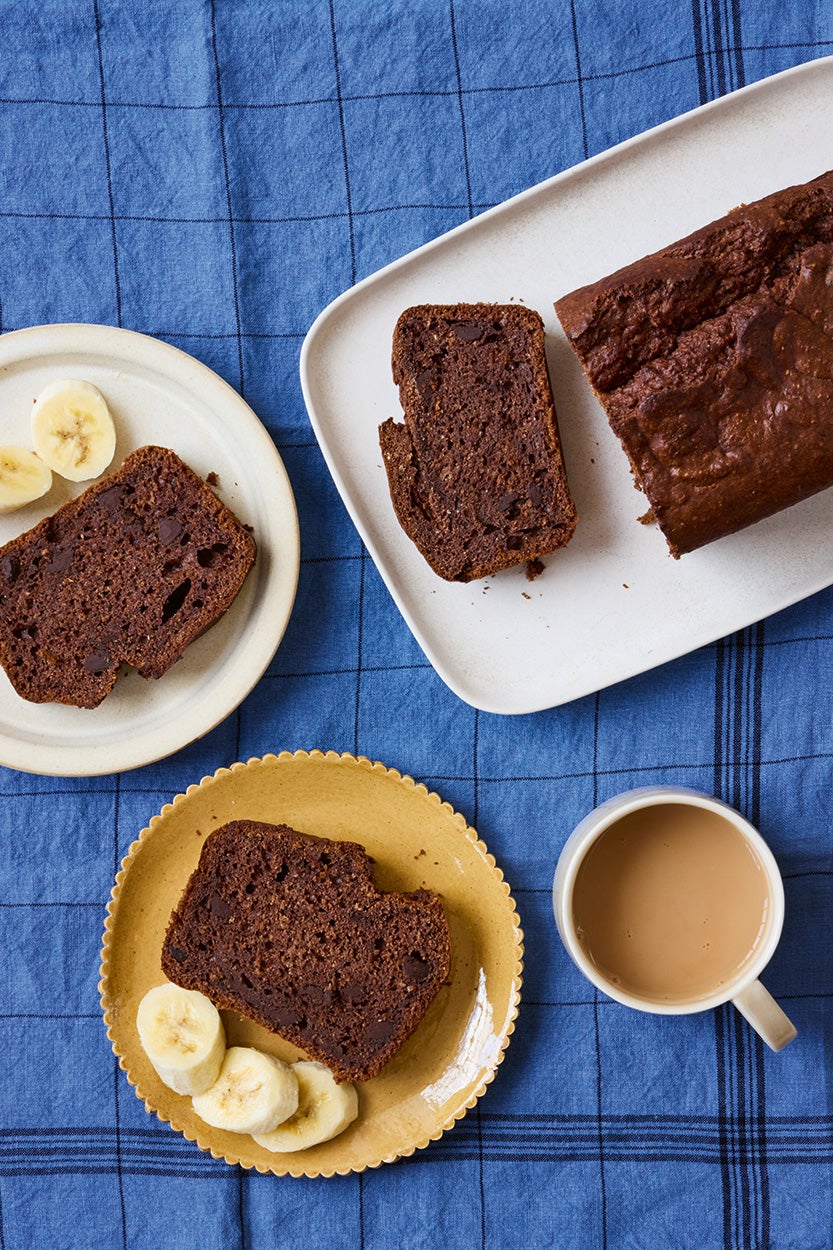 A homemade treat without the additives: this chocolate and banana loaf is a healthier way to satisfy sweet cravings