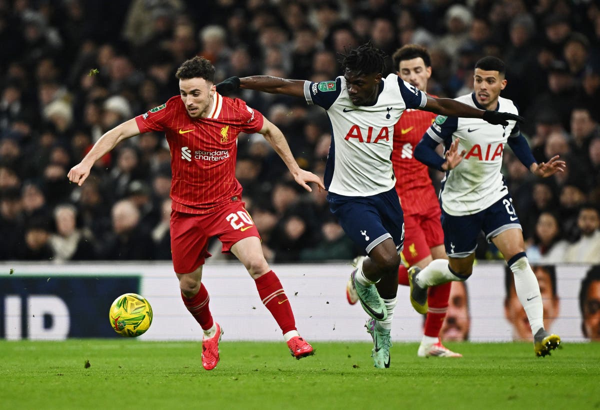 Tottenham host Liverpool in Carabao Cup semi-final – follow live
