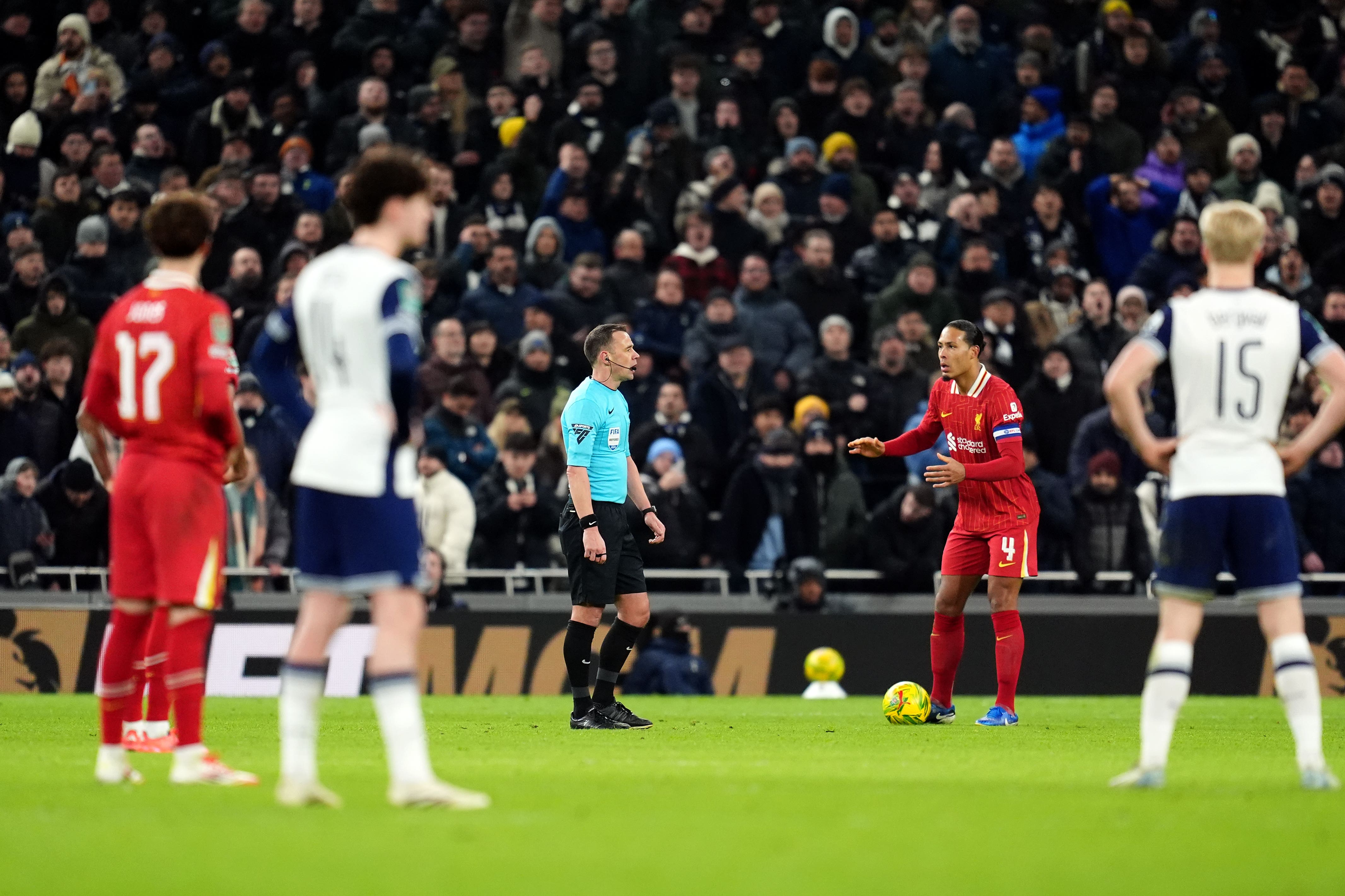 Stuart Attwell had to make the public VAR announcement in English football