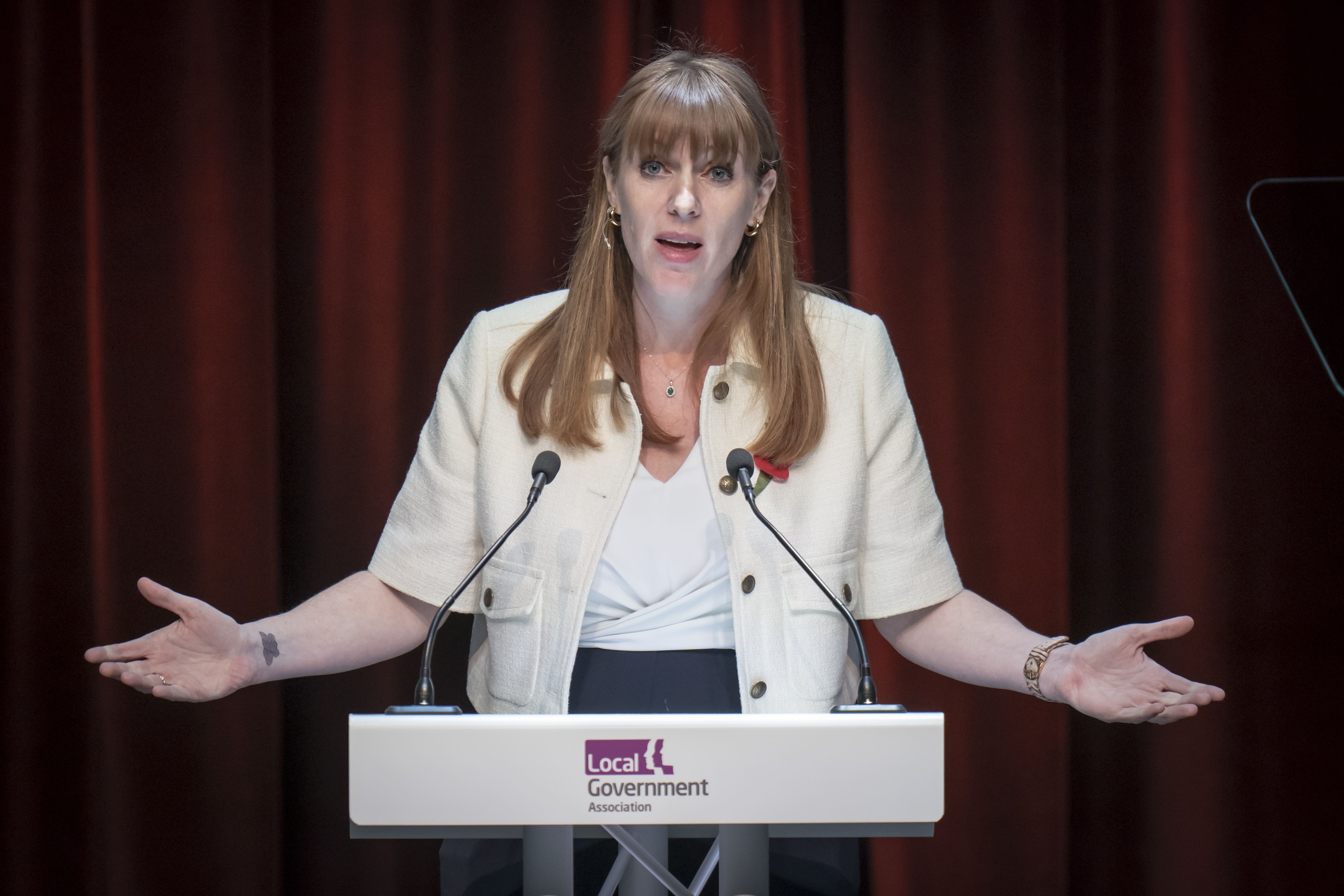 Deputy Prime Minister Angela Rayner will visit Glasgow on Thursday (Danny Lawson/PA)