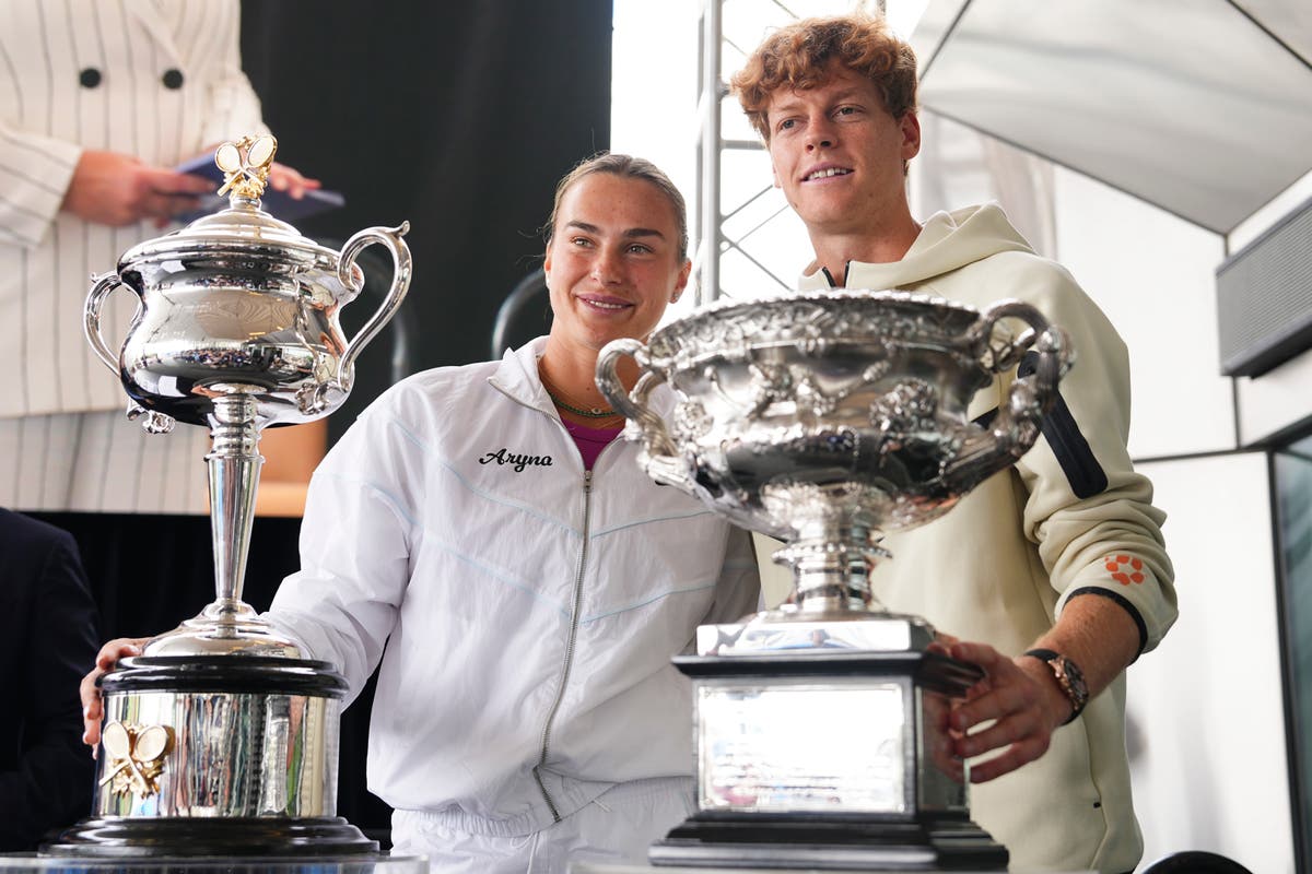 Sinner, Djokovic in opposite halves at the Australian Open, Sabalenka vs Stephens in 1st round