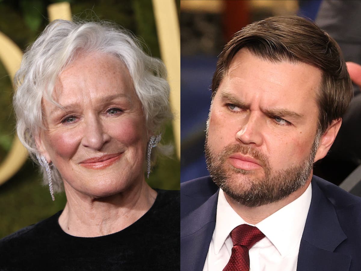 Hillbilly Elegy star Glenn Close hits out at JD Vance