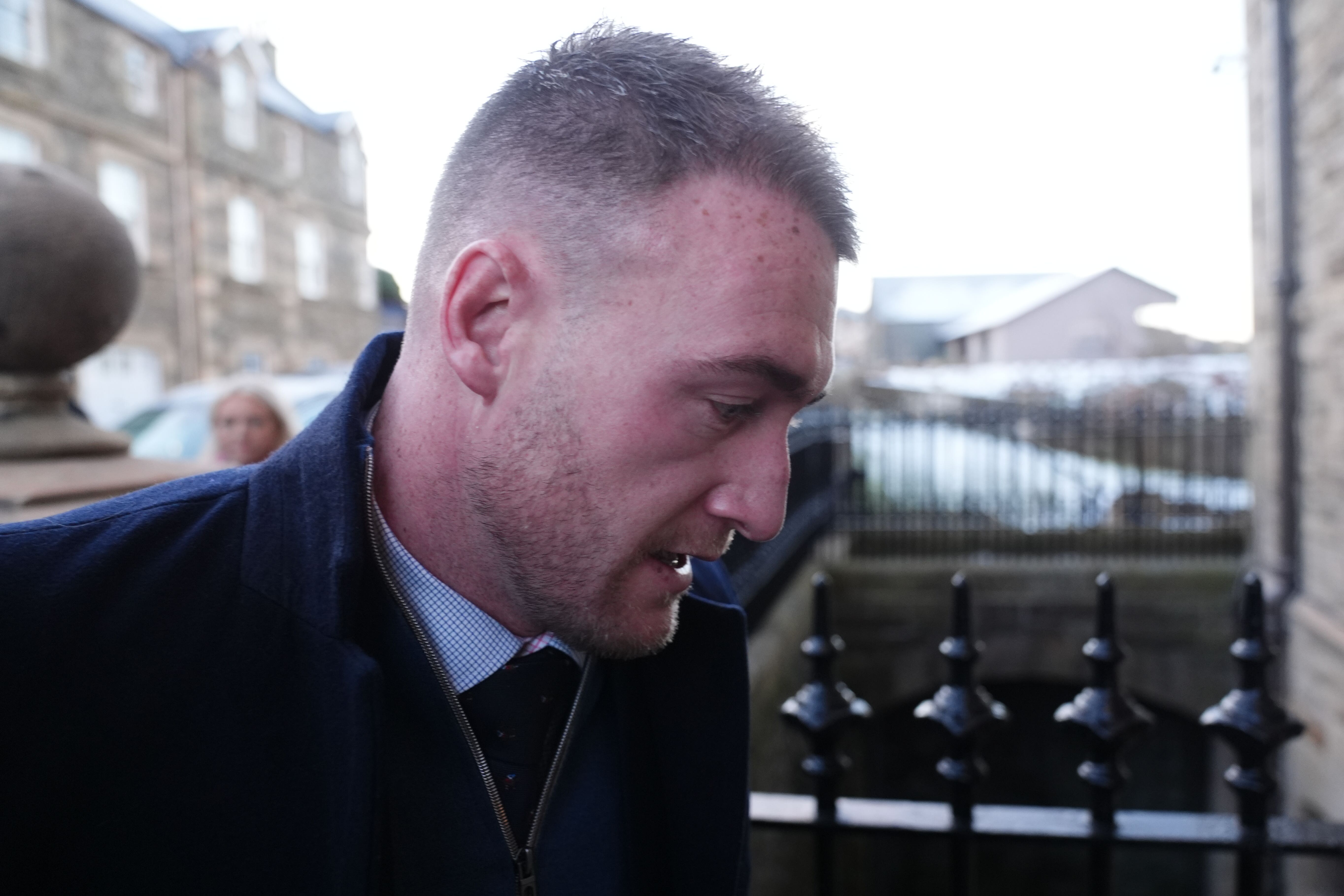 Former Scotland rugby union captain Stuart Hogg was sentenced for abusing his estranged wife over the course of five years (Andrew Milligan/PA)