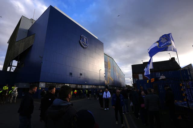 Everton’s Goodison Park has been given the go-ahead to host Thursday night’s FA Cup tie (Nick Potts/PA)