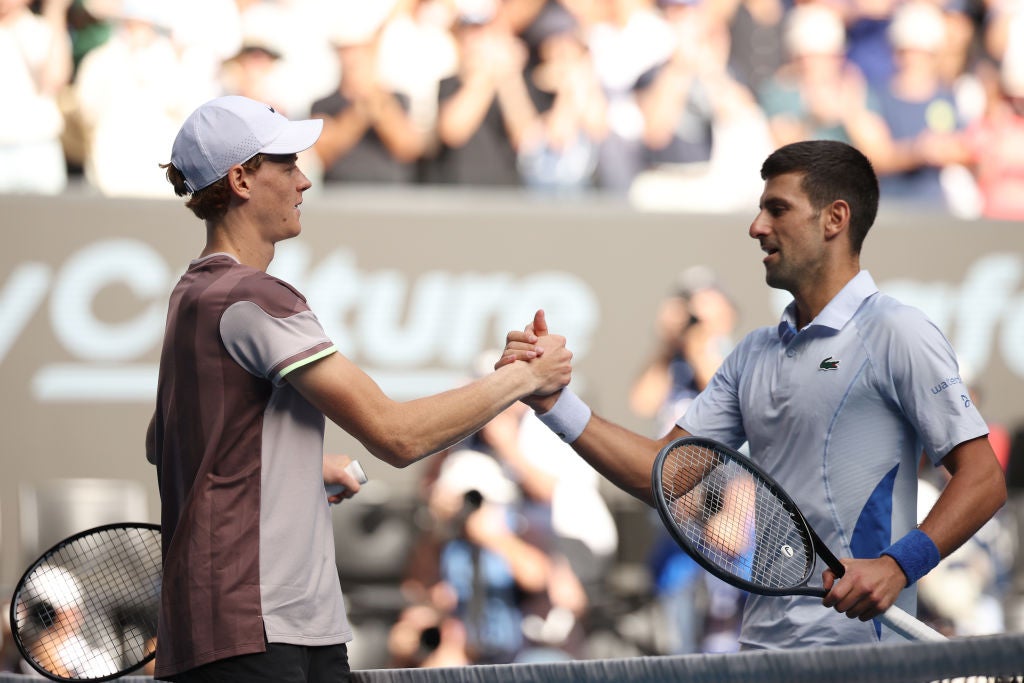 Djokovic dikalahkan oleh Jannik Sinner di semifinal Australia Terbuka tahun lalu.