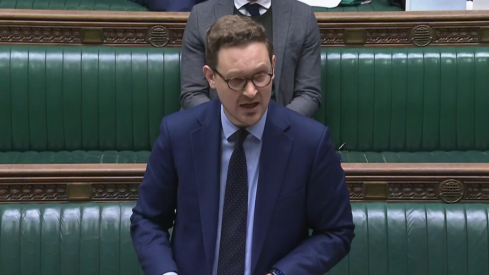 Treasury minister Darren Jones responding to an urgent question on borrowing costs in the House of Commons (PA Wire)