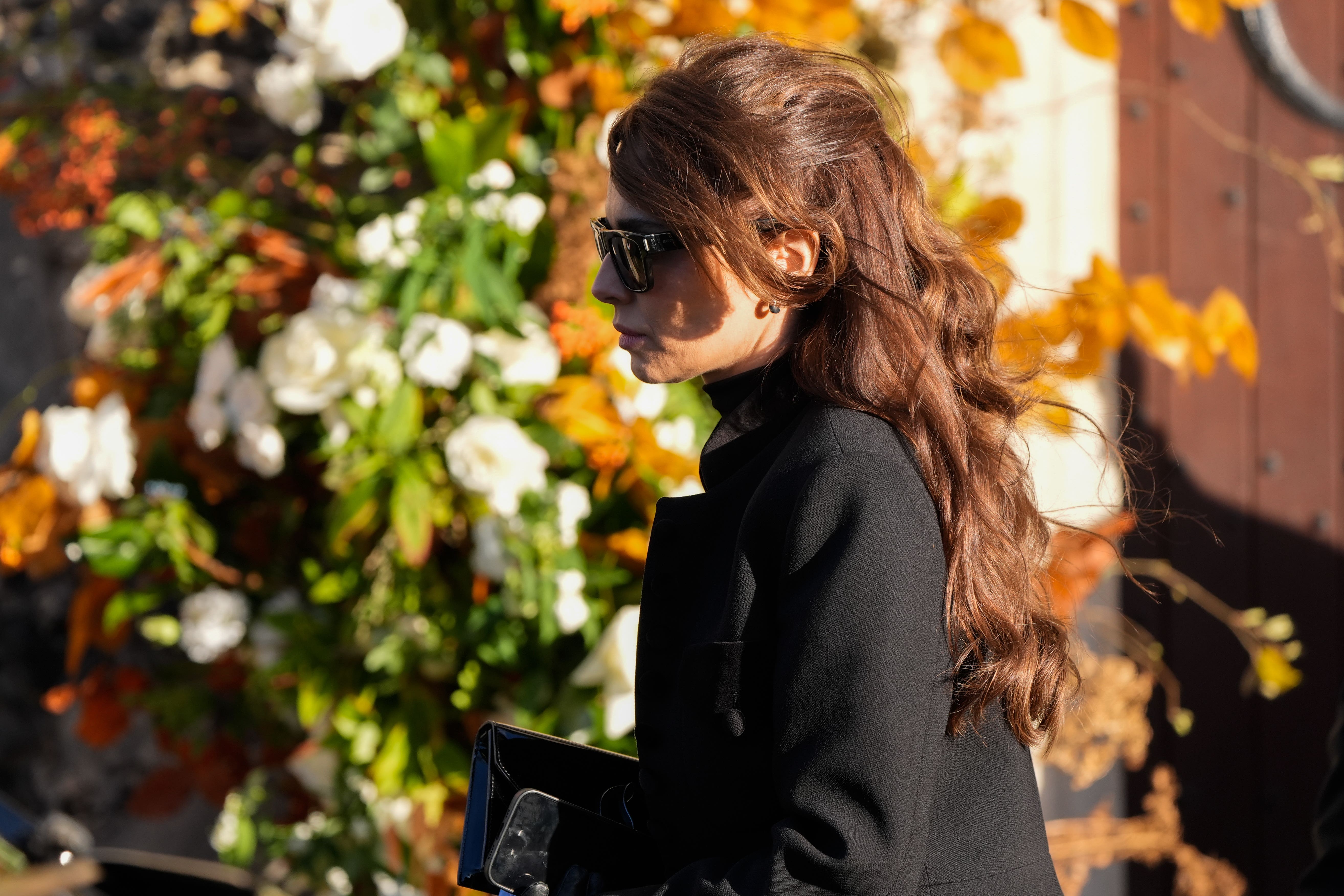 Cheryl Tweedy after the funeral service for One Direction singer Liam Payne (Andrew Matthews/PA)