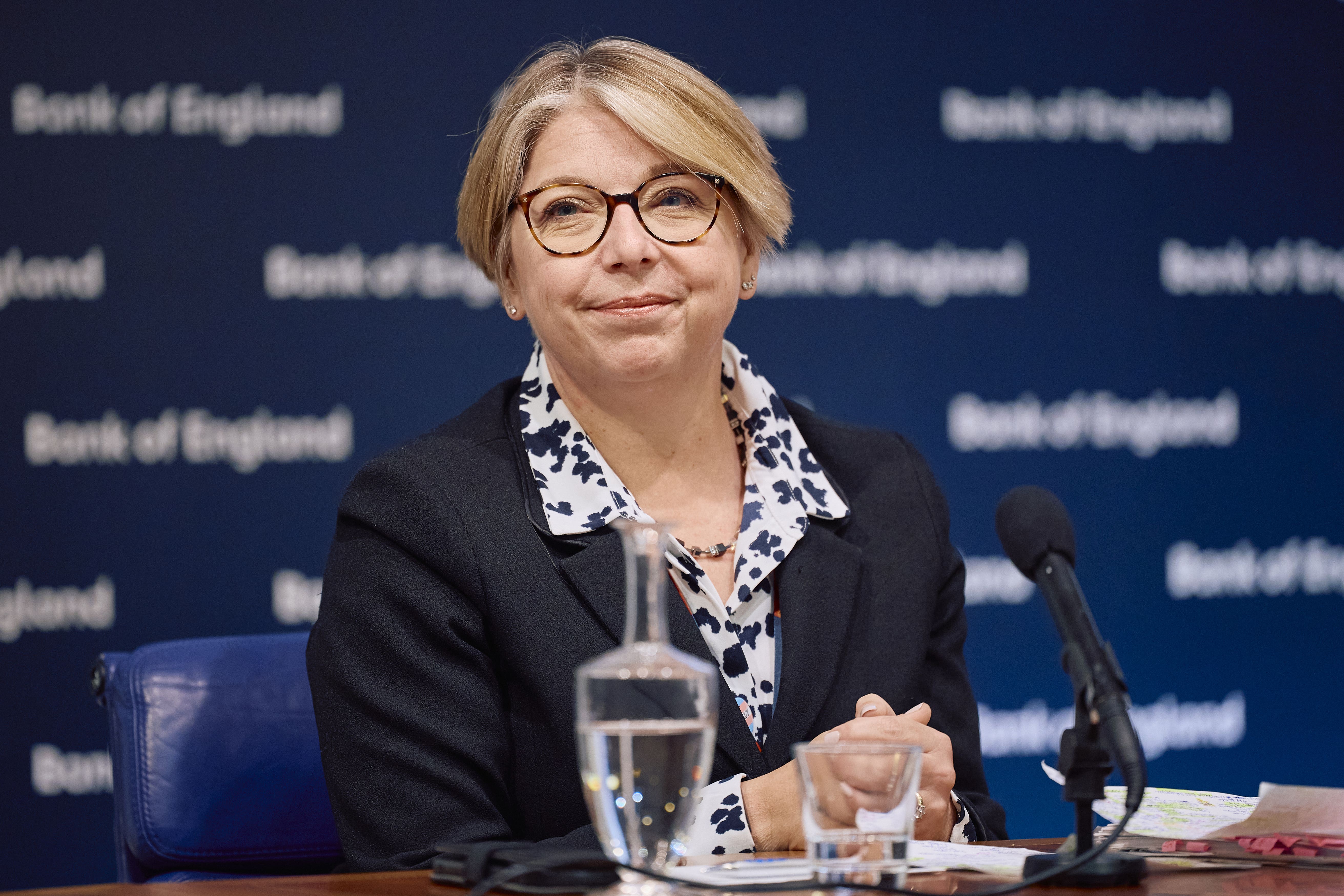 Bank of England deputy governor Sarah Breeden (Benjamin Cremel/PA)