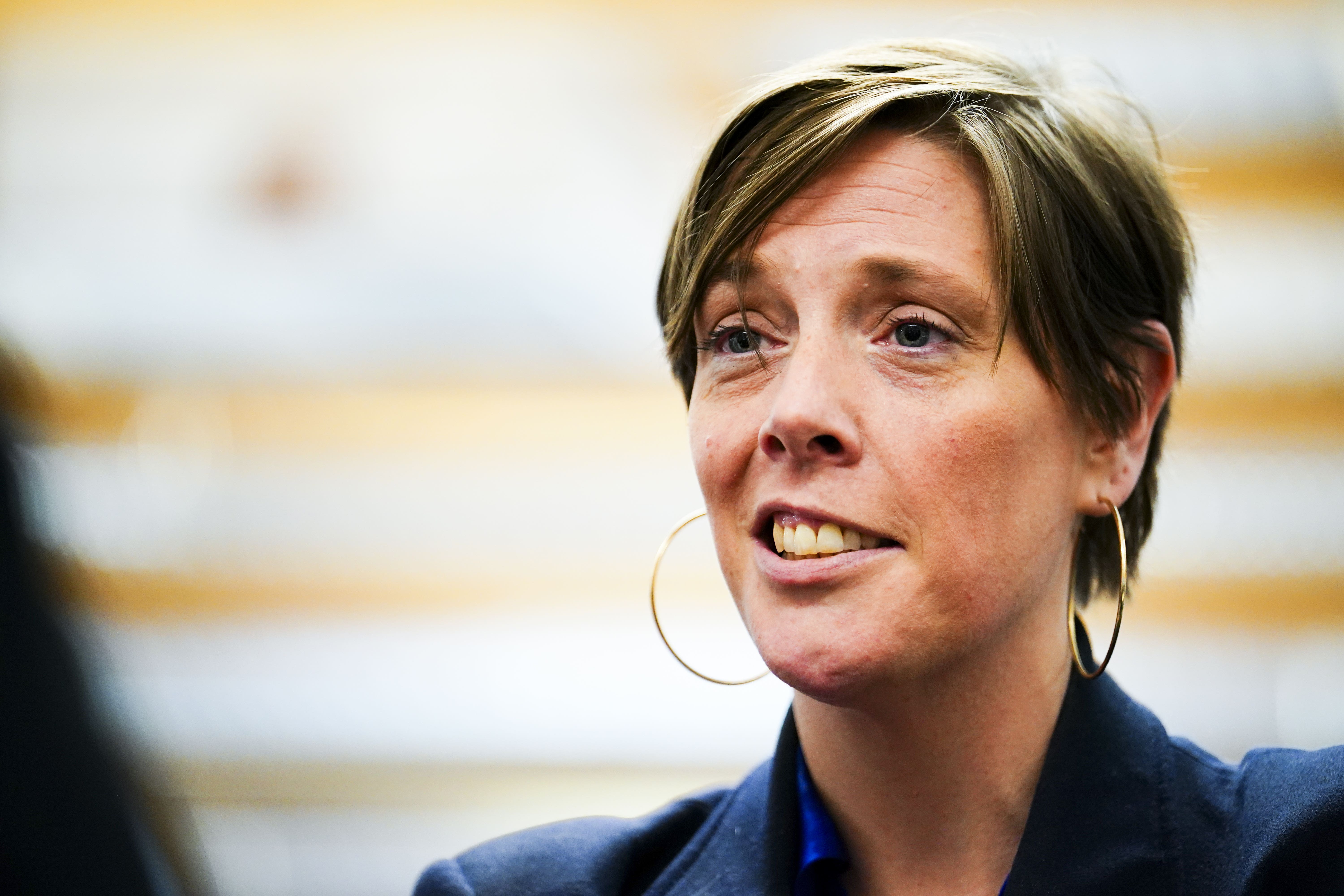 Minister for Safeguarding and Violence Against Women and Girls Jess Phillips spoke in the Commons (Jordan Pettitt/PA)