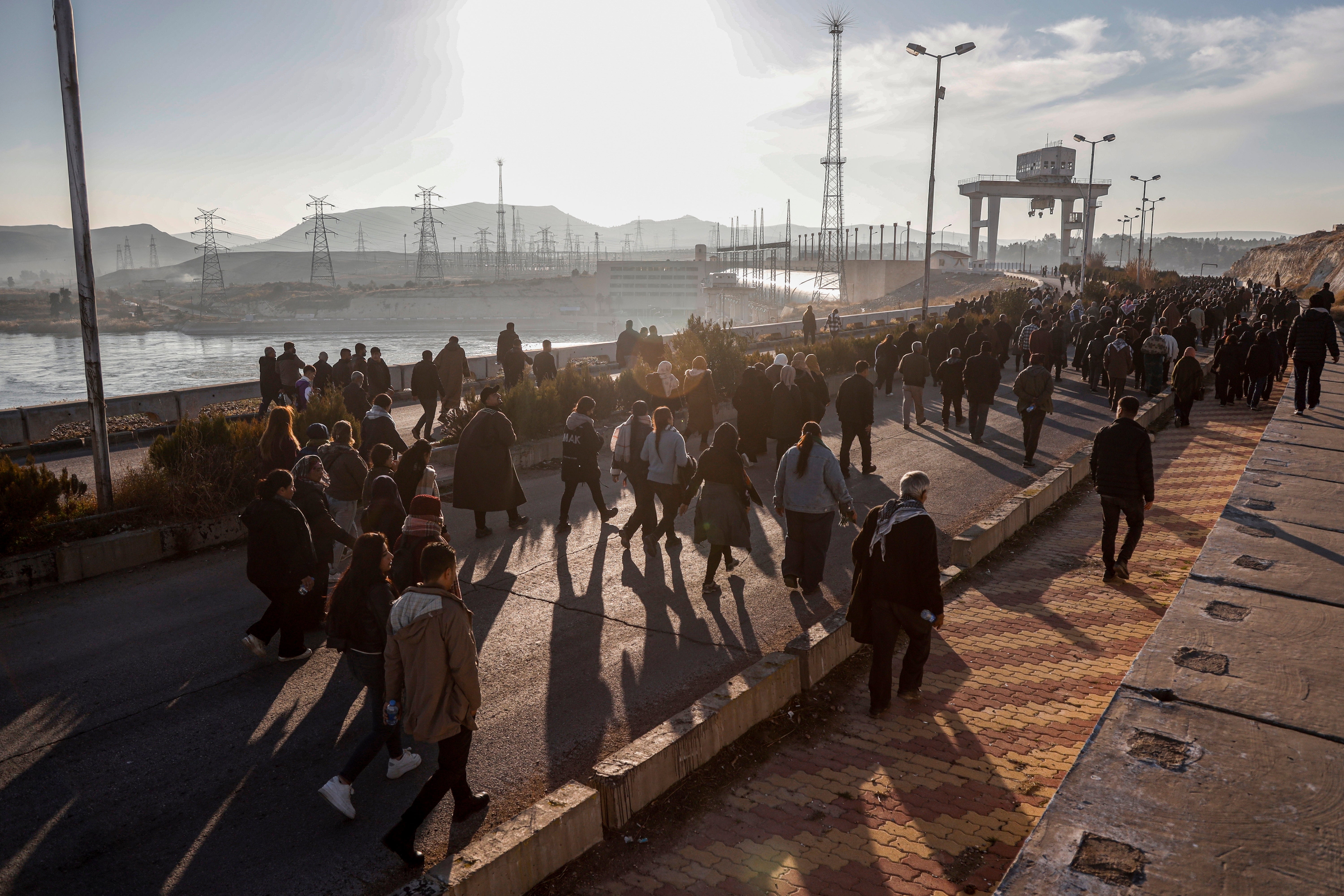 Syria Turkey Tishrin Dam