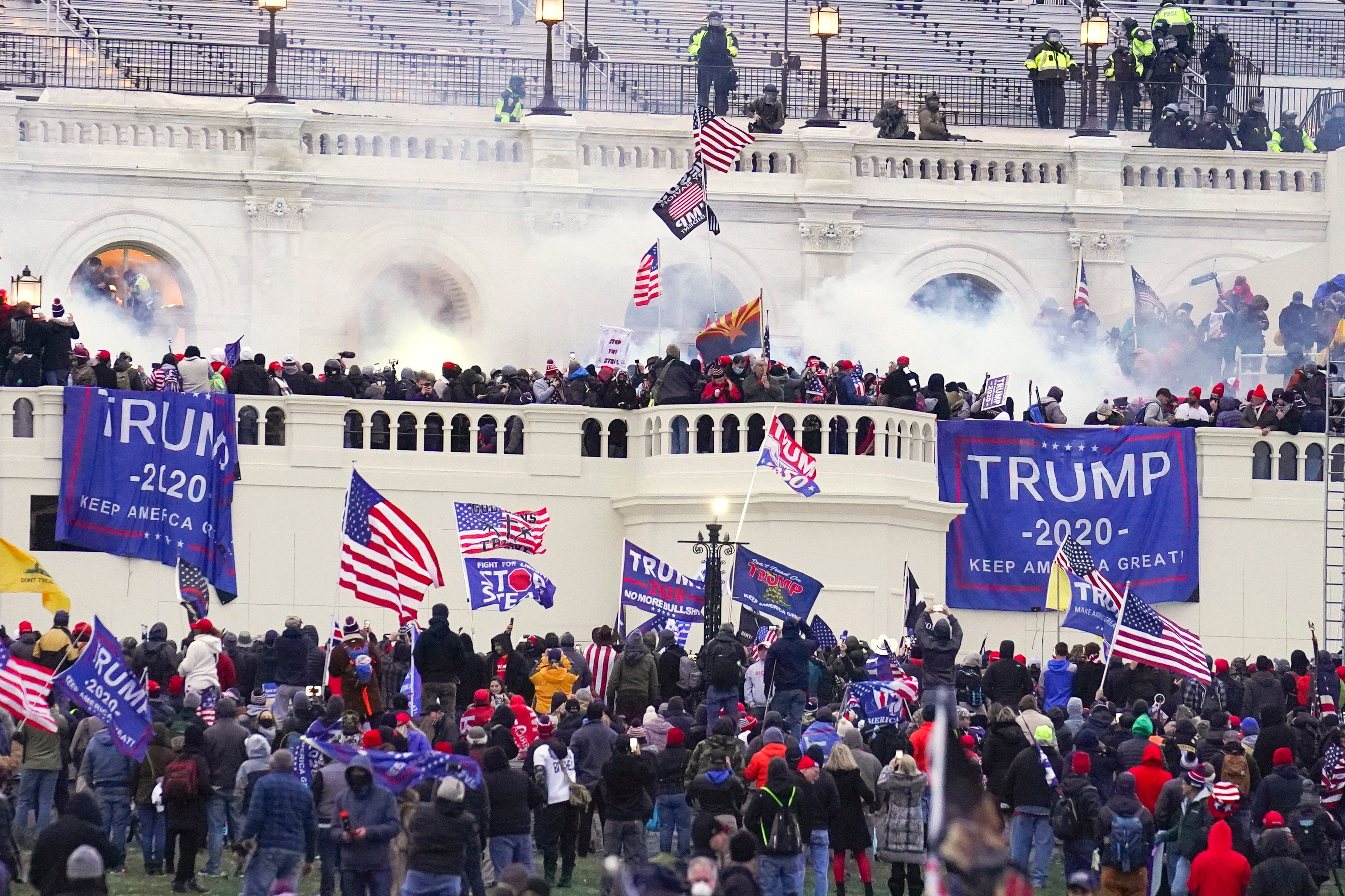 Trump supporters flocked to the Capitol in Washington, DC on January 6, 2021