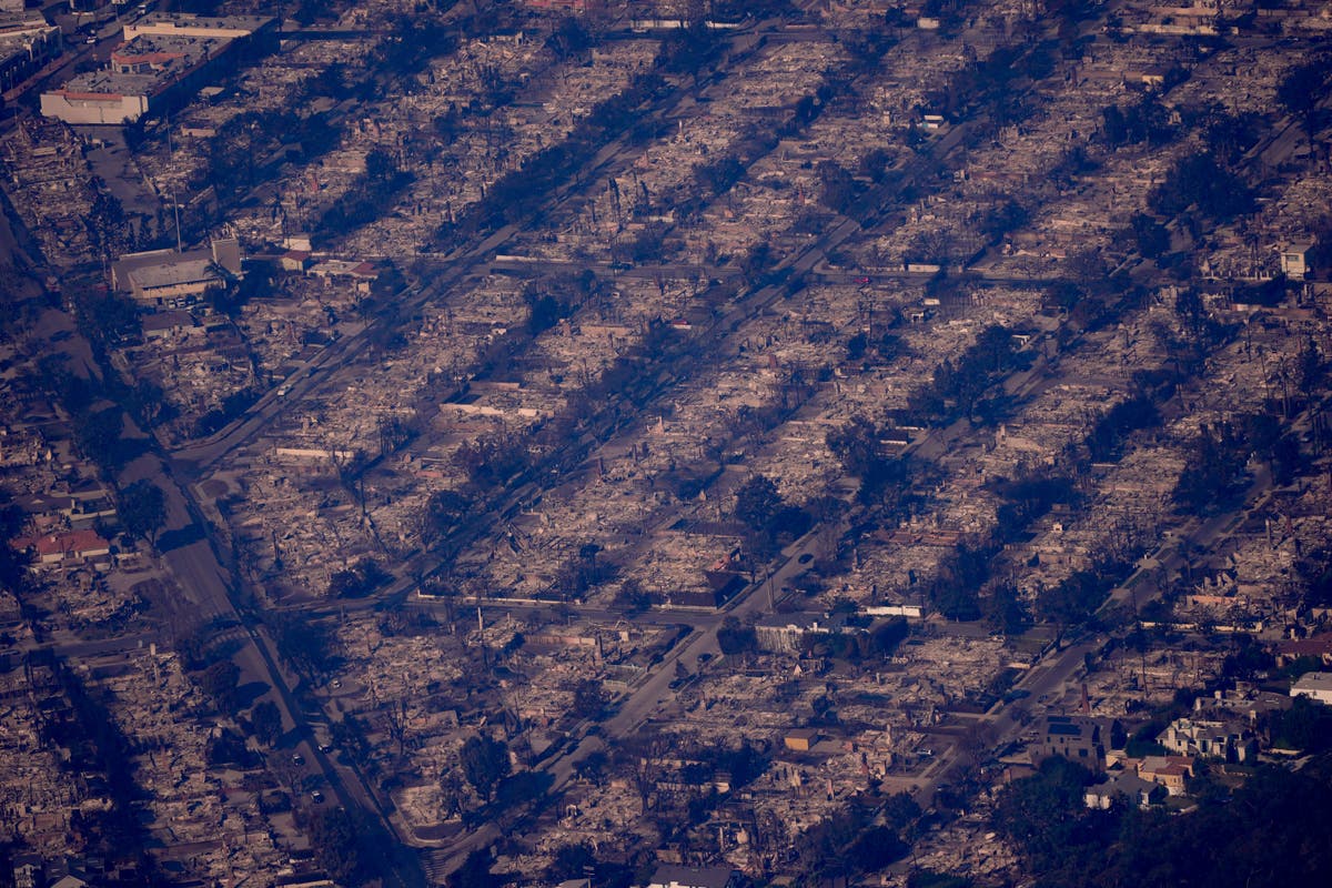 Photo gallery: Aerial photos show the scope of destruction from the Pacific Palisades wildfire