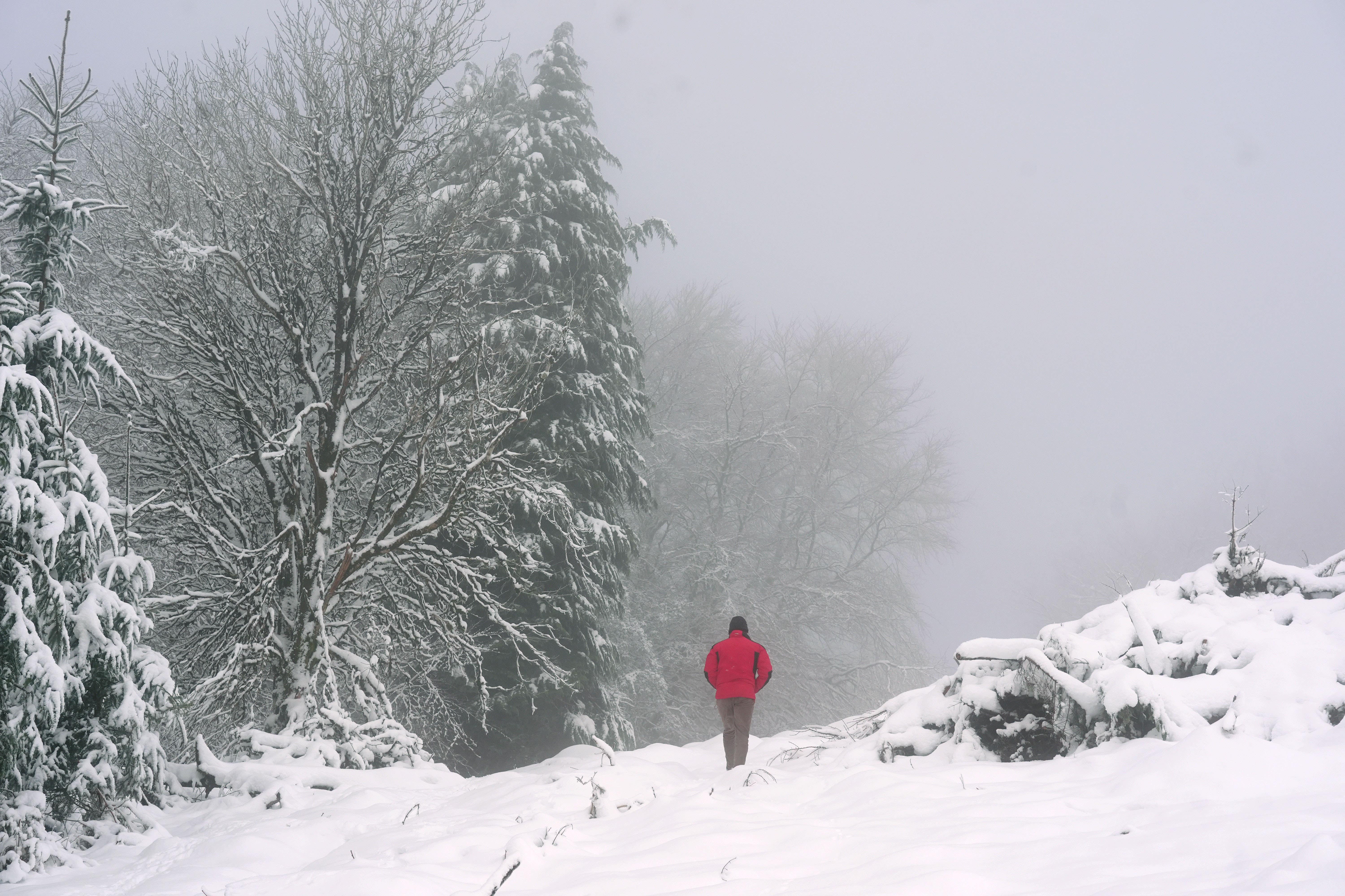 Weather warnings for ice are in place across the majority of Wales and Northern Ireland (Brian Lawless/PA)
