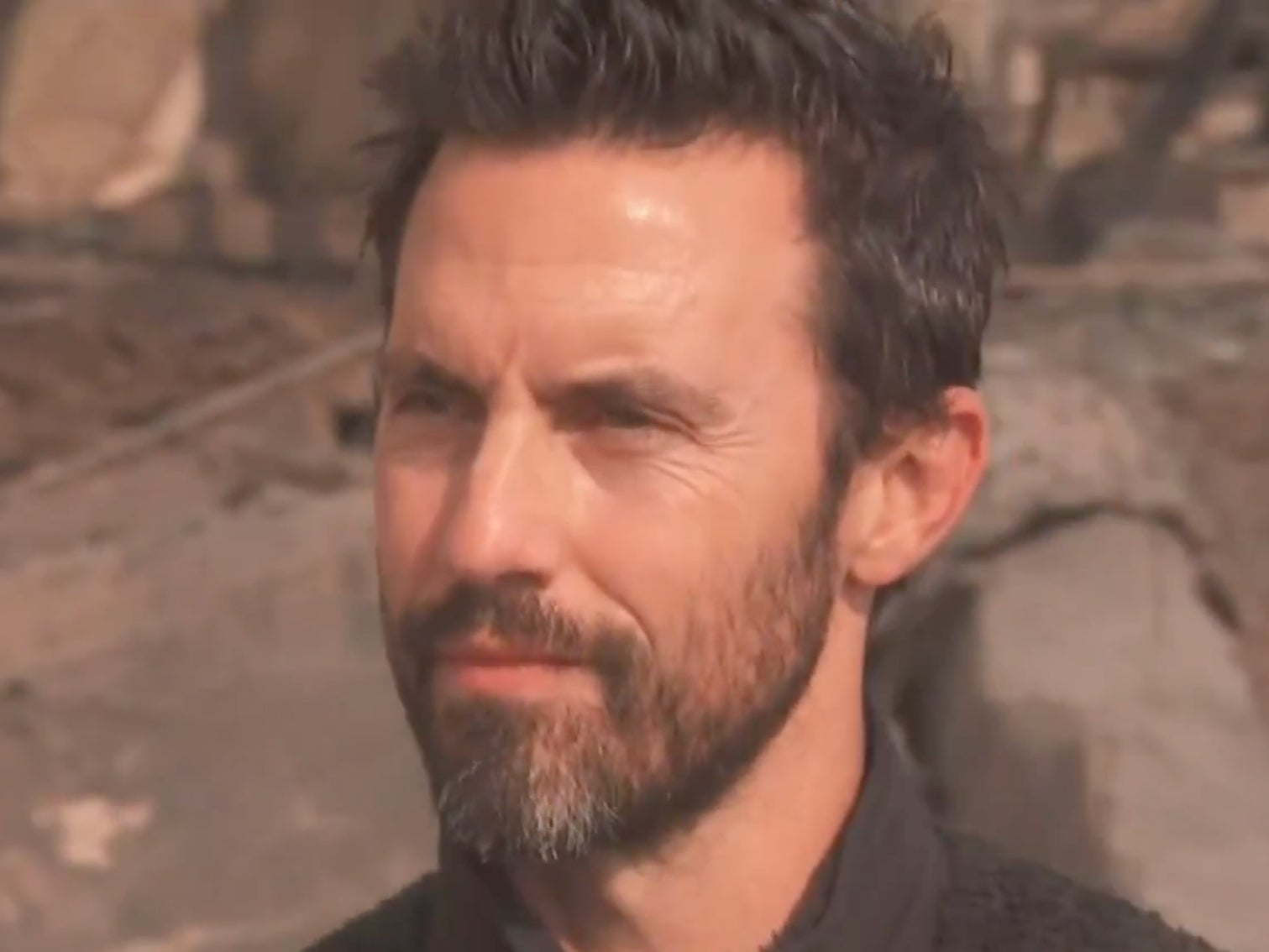 Milo Ventimiglia fought back tears while surveying wreckage of home in California fires