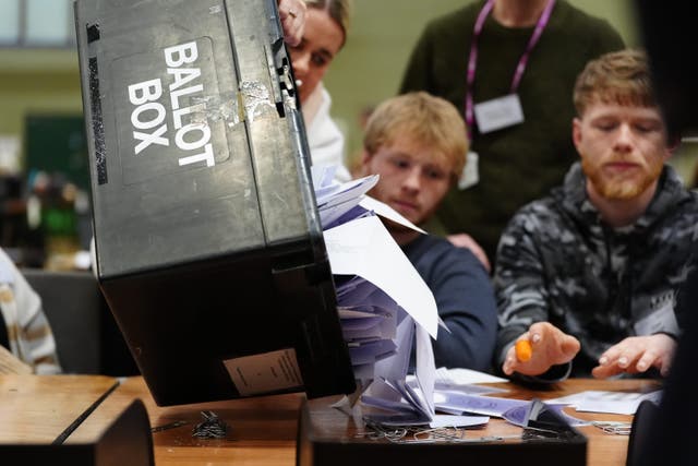 Some local elections could be delayed this year amid plans for a major shake-up of local government in England (Peter Byrne/PA)