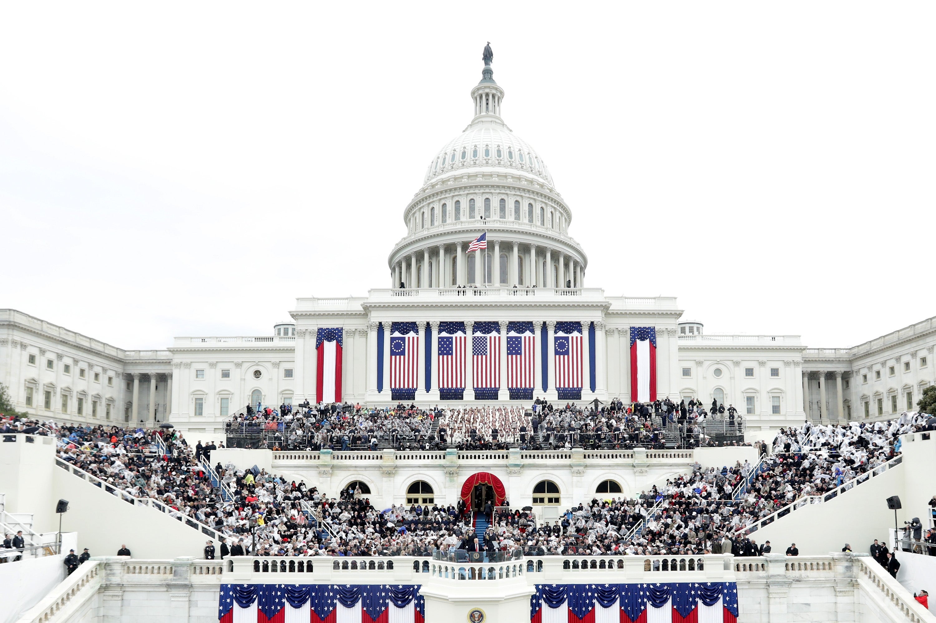 The U.S. Capitol pictured on Donald Trump’s first Inauguration Day on January 20, 2017