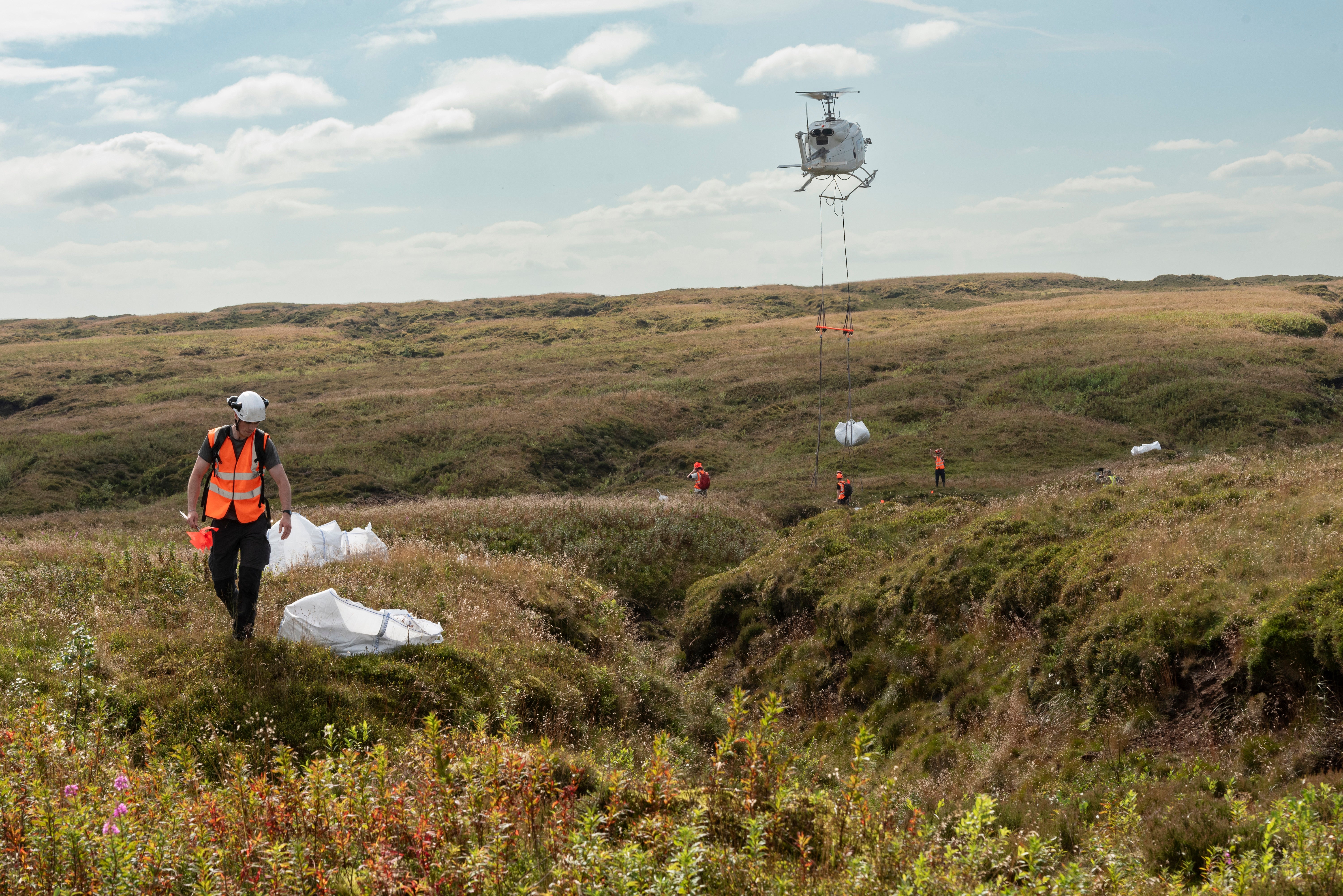 The National Trust is restoring peatlands in a bid to help tackle climate change