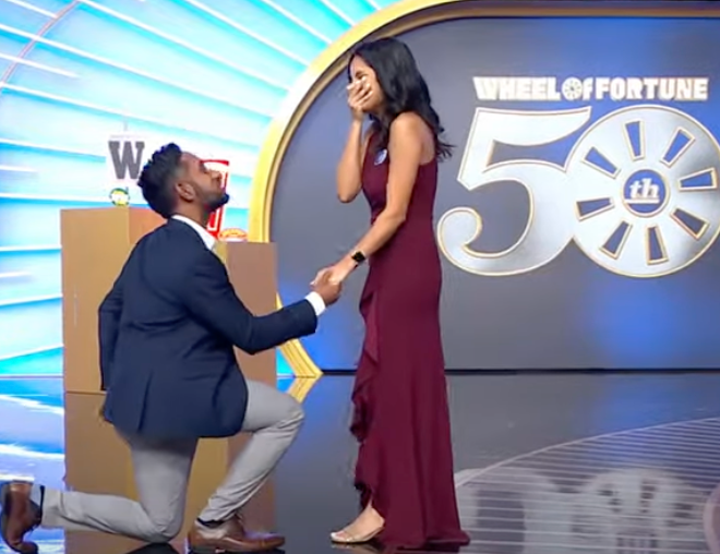 ‘Wheel of Fortune’ contestant gets engaged during show