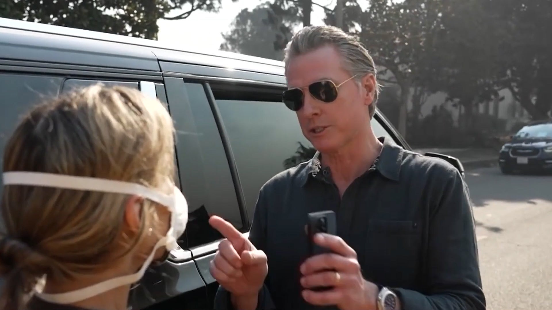 <p>California mother confronts governor Gavin Newsom over raging wildfires in Los Angeles</p>