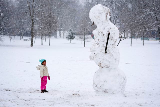 APTOPIX Winter Blasts Weather