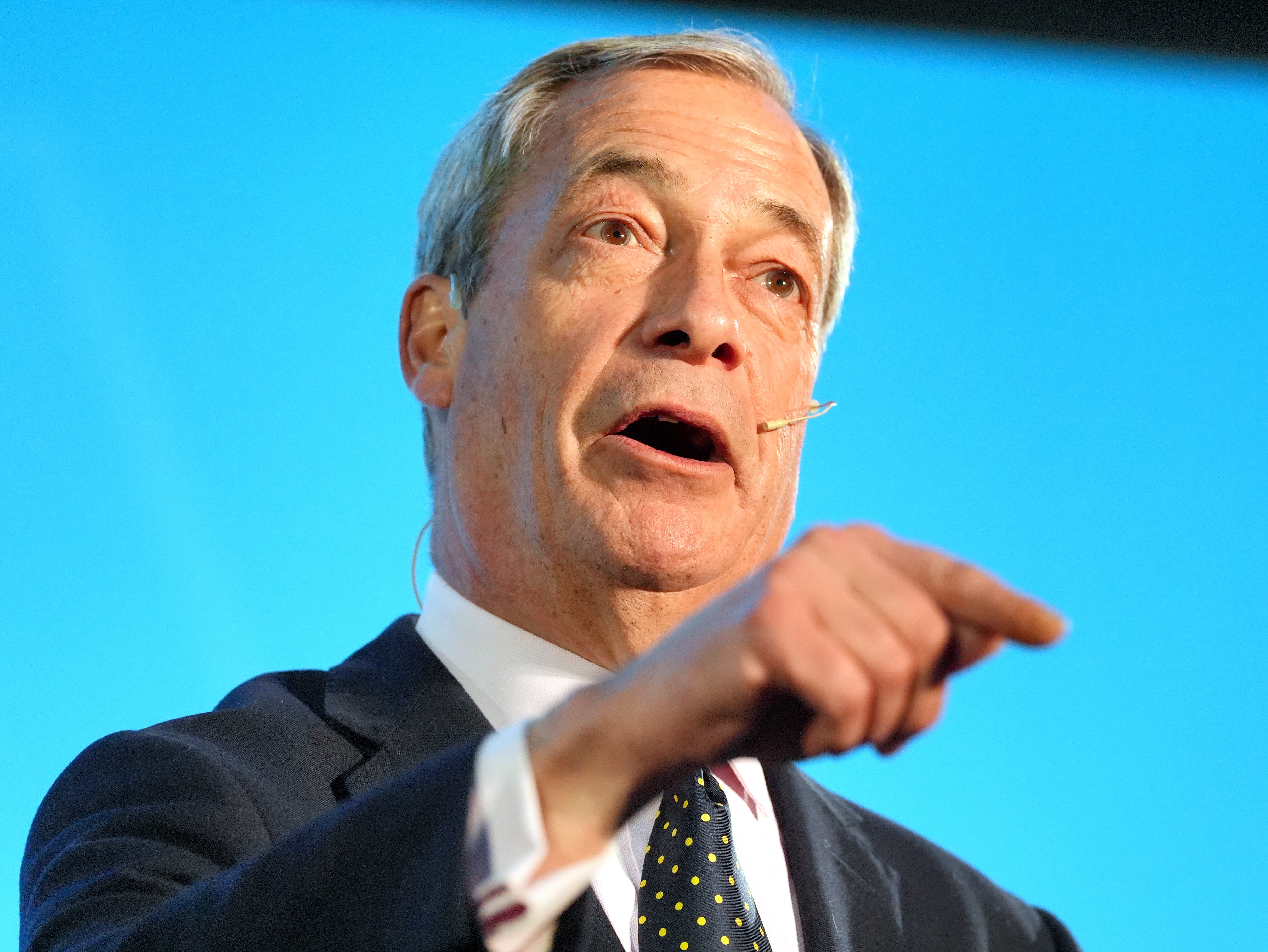 Reform UK leader Nigel Farage (Jonathan Brady/PA)