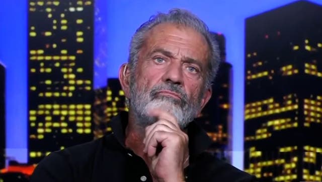 <p>Mel Gibson sends angry wildfire message to California governor Gavin Newsom.</p>