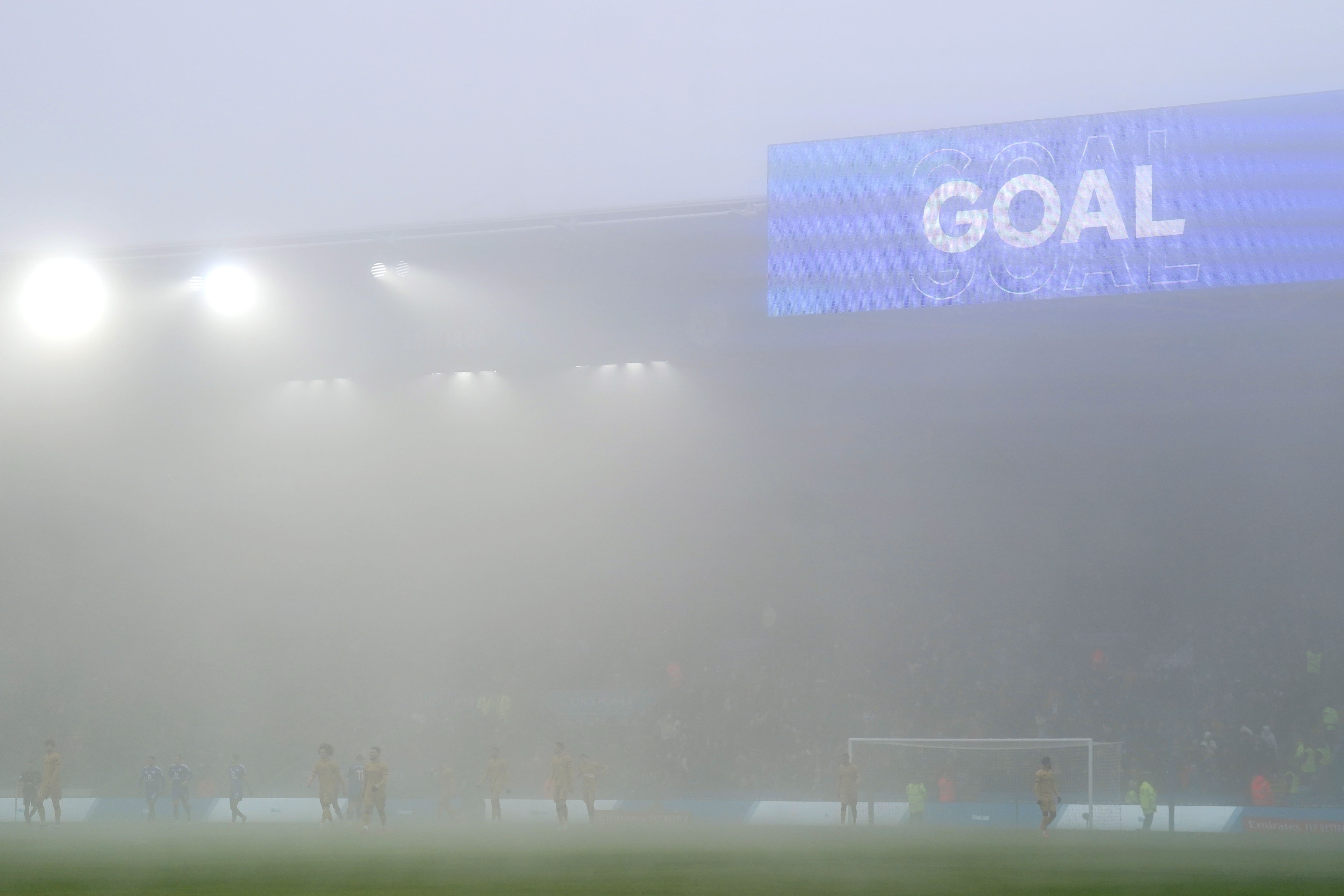 Leicester run riot against QPR in thick fog at the King Power Stadium