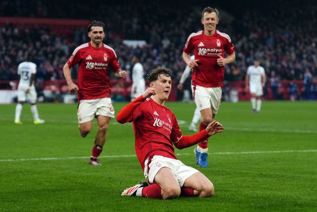 Nottingham Forest made it seven wins in a row for the first time since 2006 after beating Luton (Bradley Collyer/PA)