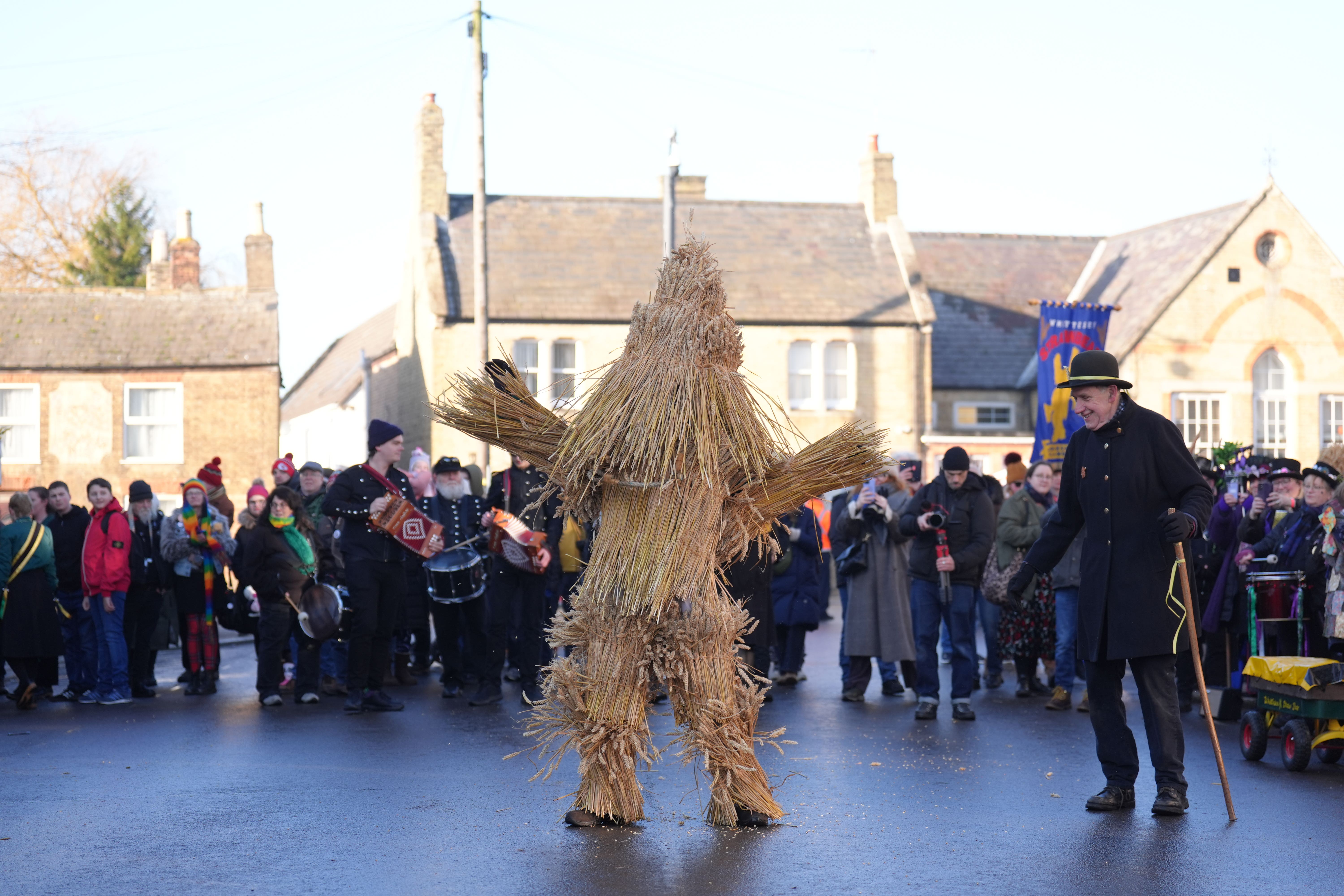 Straw Bear Festival Returns In Colourful Fashion To Streets Of 