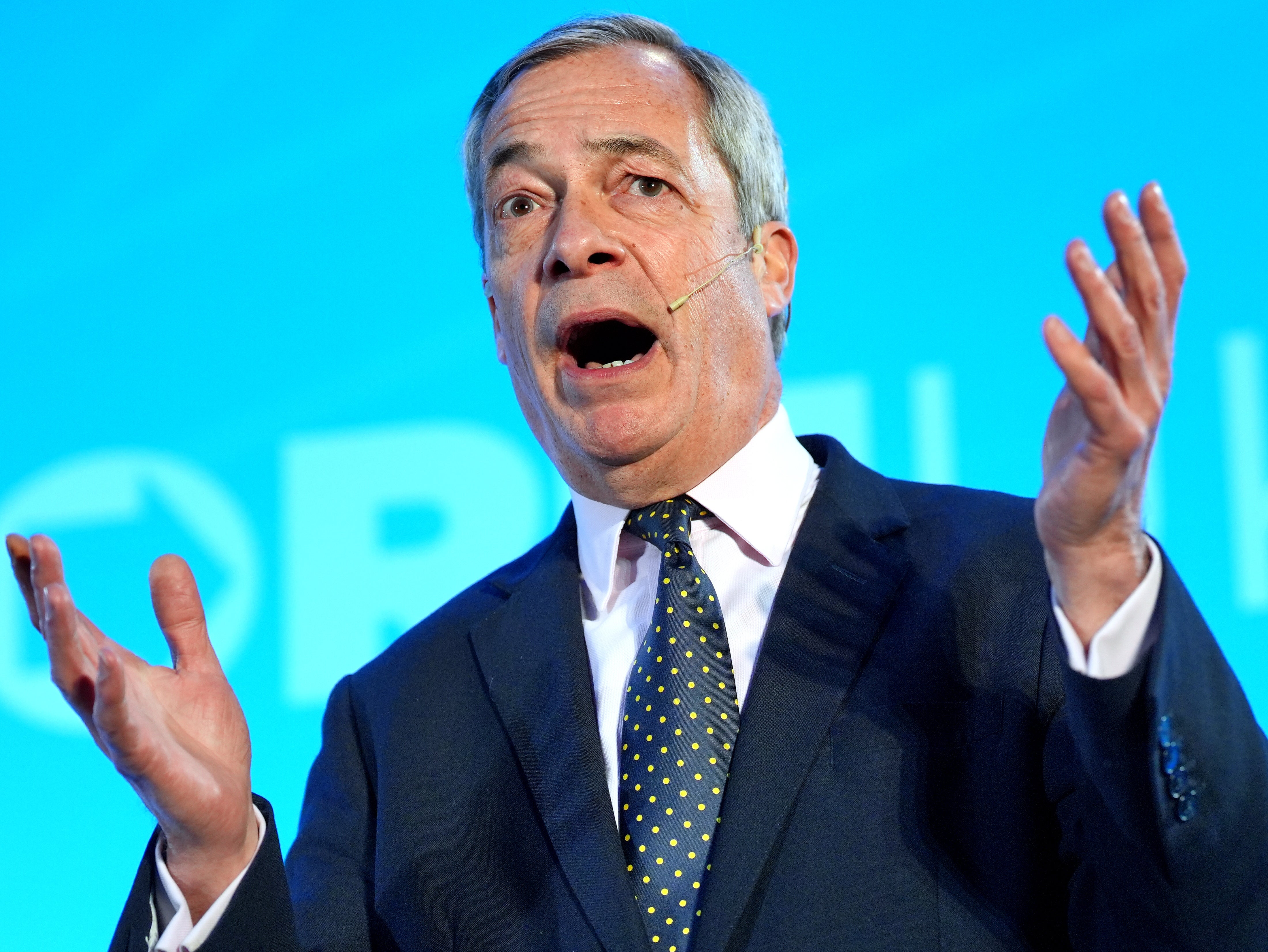 Nigel Farage is close to topping the Techne poll