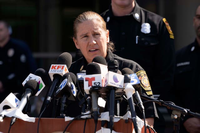 <p>Kristin Crowley was elevated to Los Angeles fire chief in 2022 at a time of department turmoil</p>