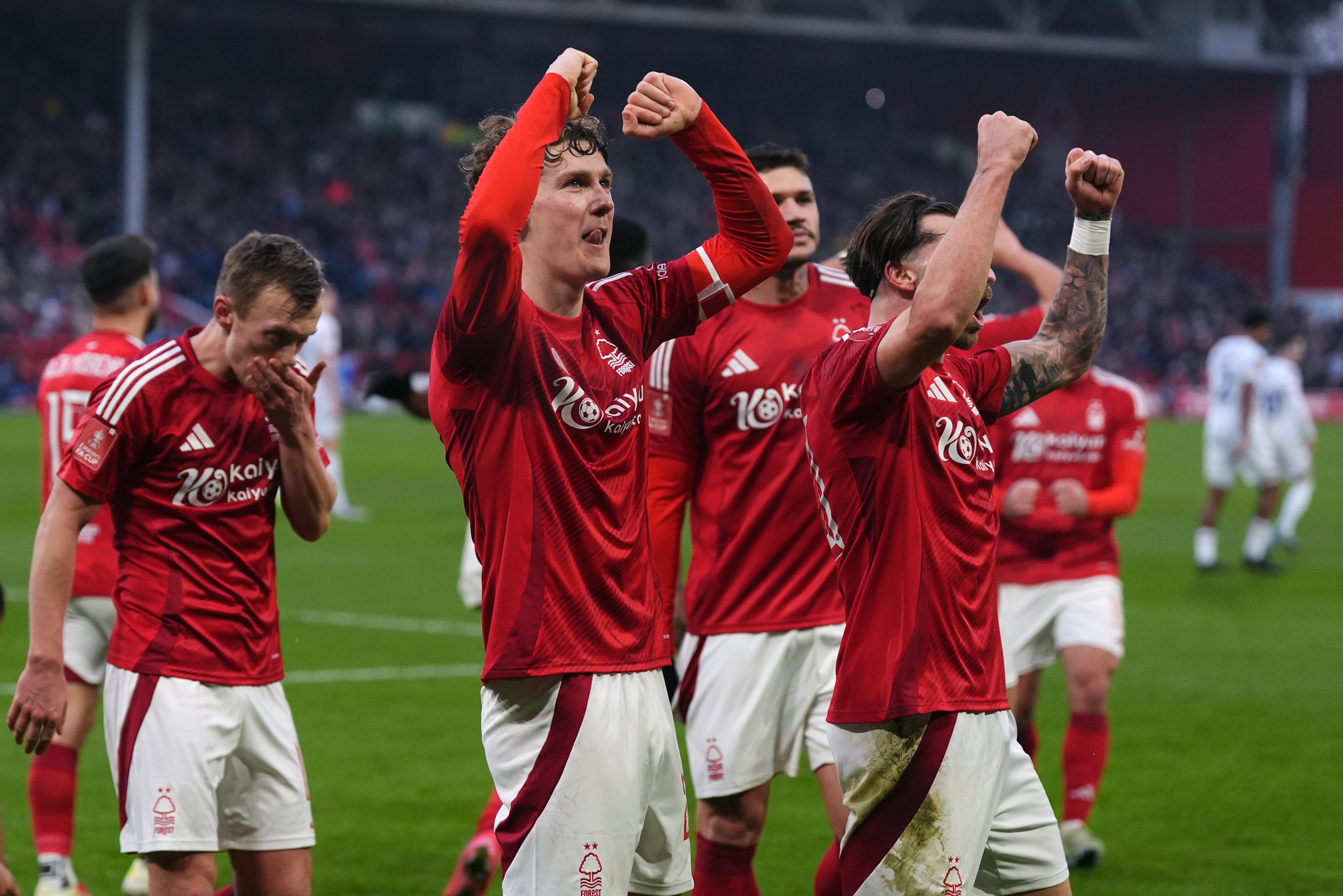 Yates was on target as Forest beat Luton at home on Saturday (Bradley Collyer/PA)