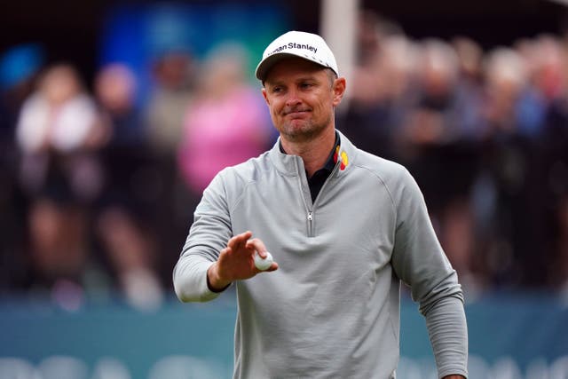 Justin Rose’s side won 17-8 in Abu Dhabi (Zac Goodwin/PA)