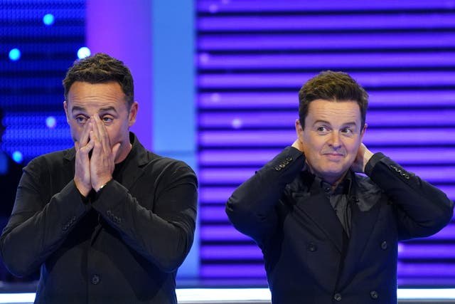 <p>Ant and Dec on ‘Limitless Win'</p>