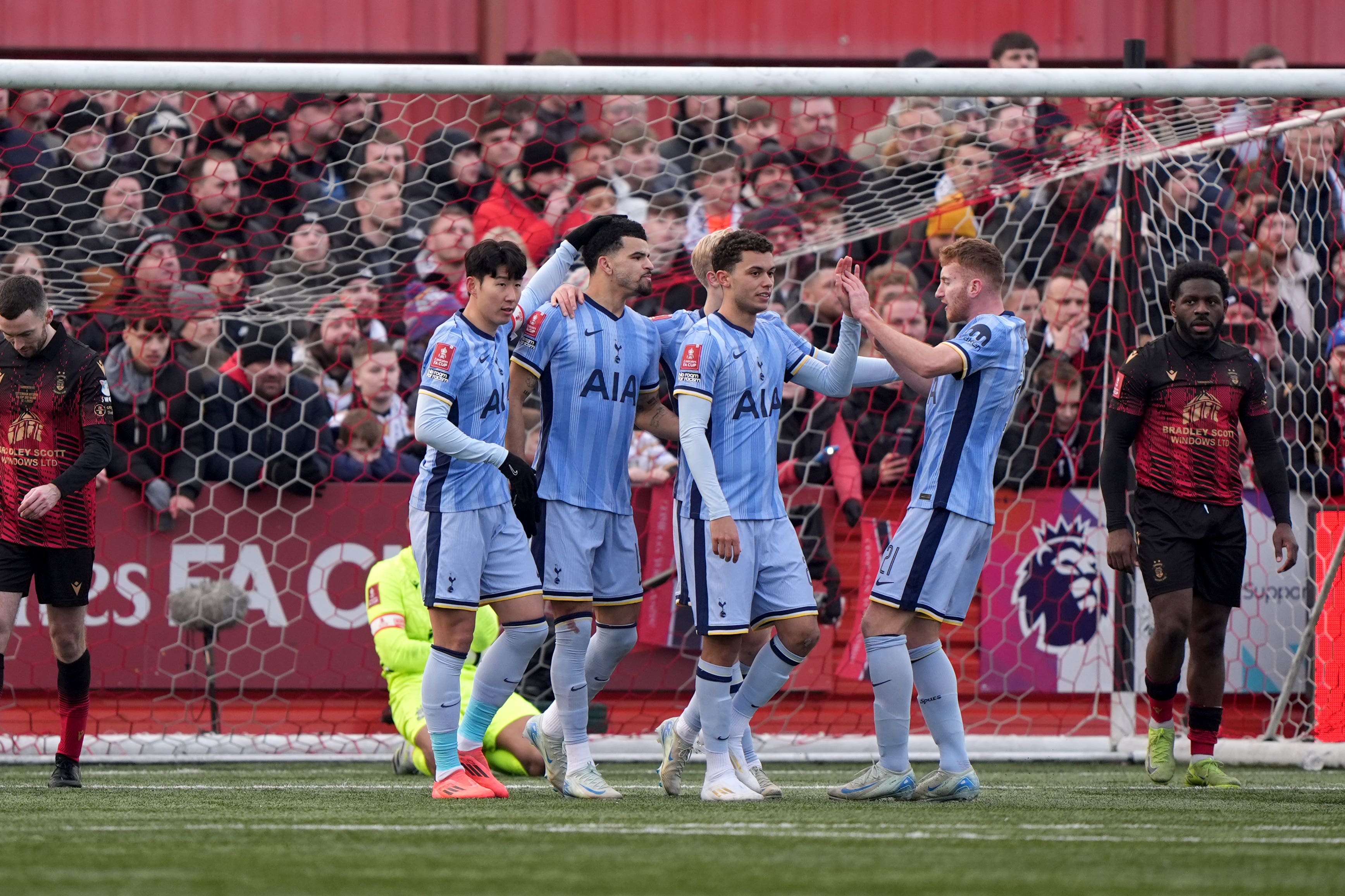 Heroic FA Cup display from Tamworth before Tottenham clinch extra-time win