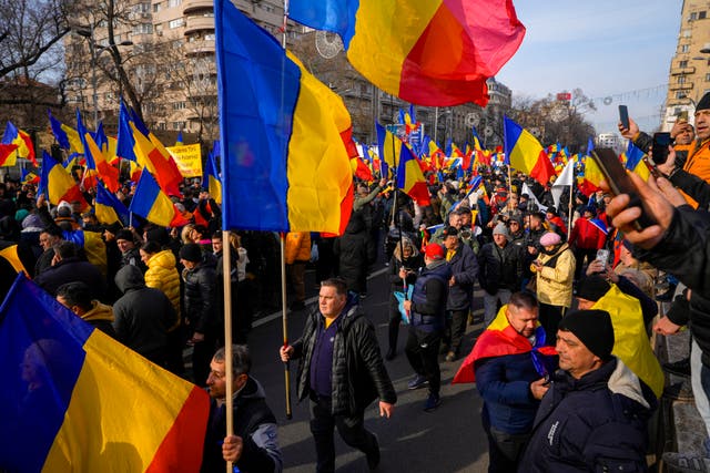 Romania Election Protest