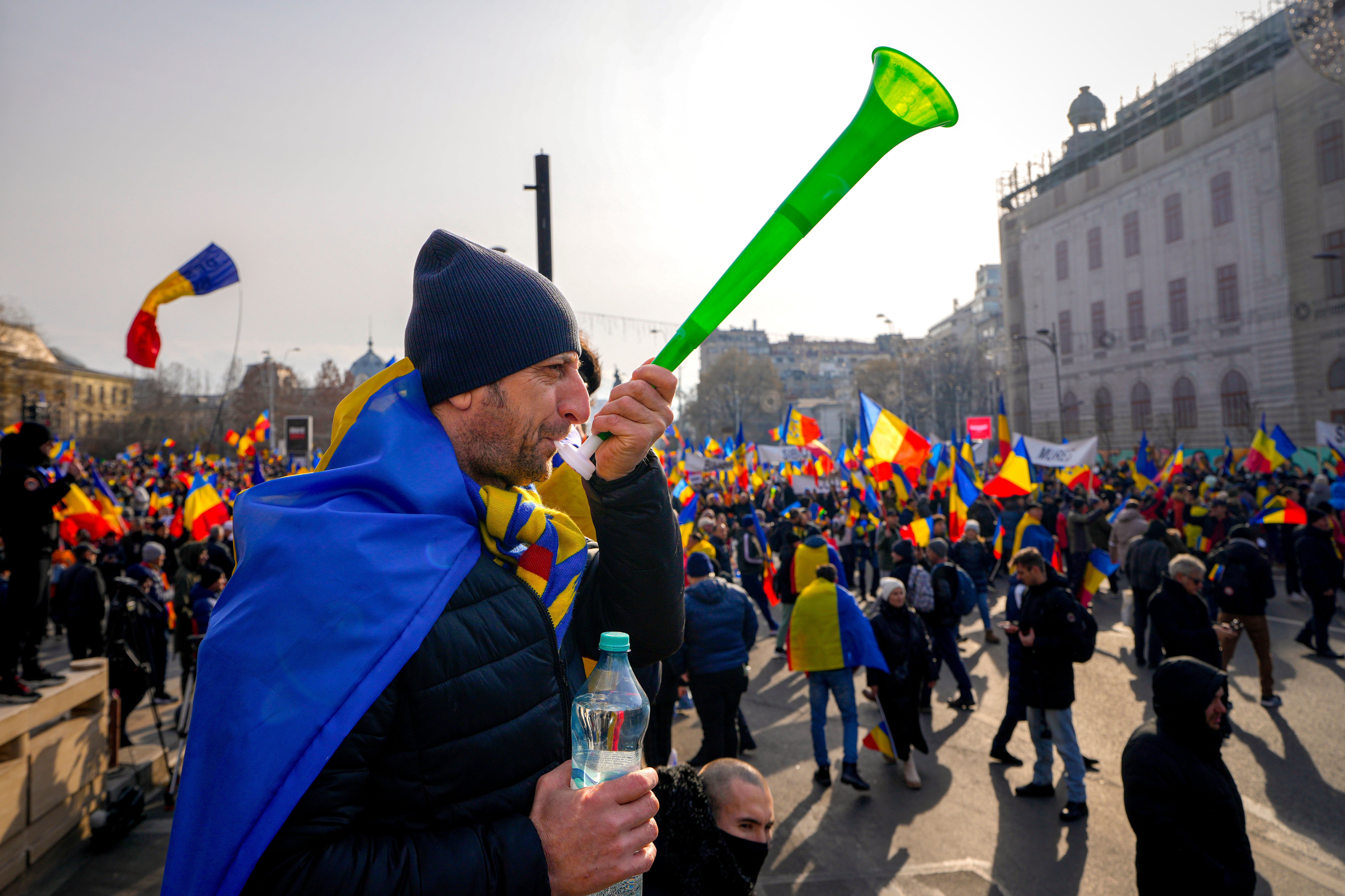 Romania Election Protest