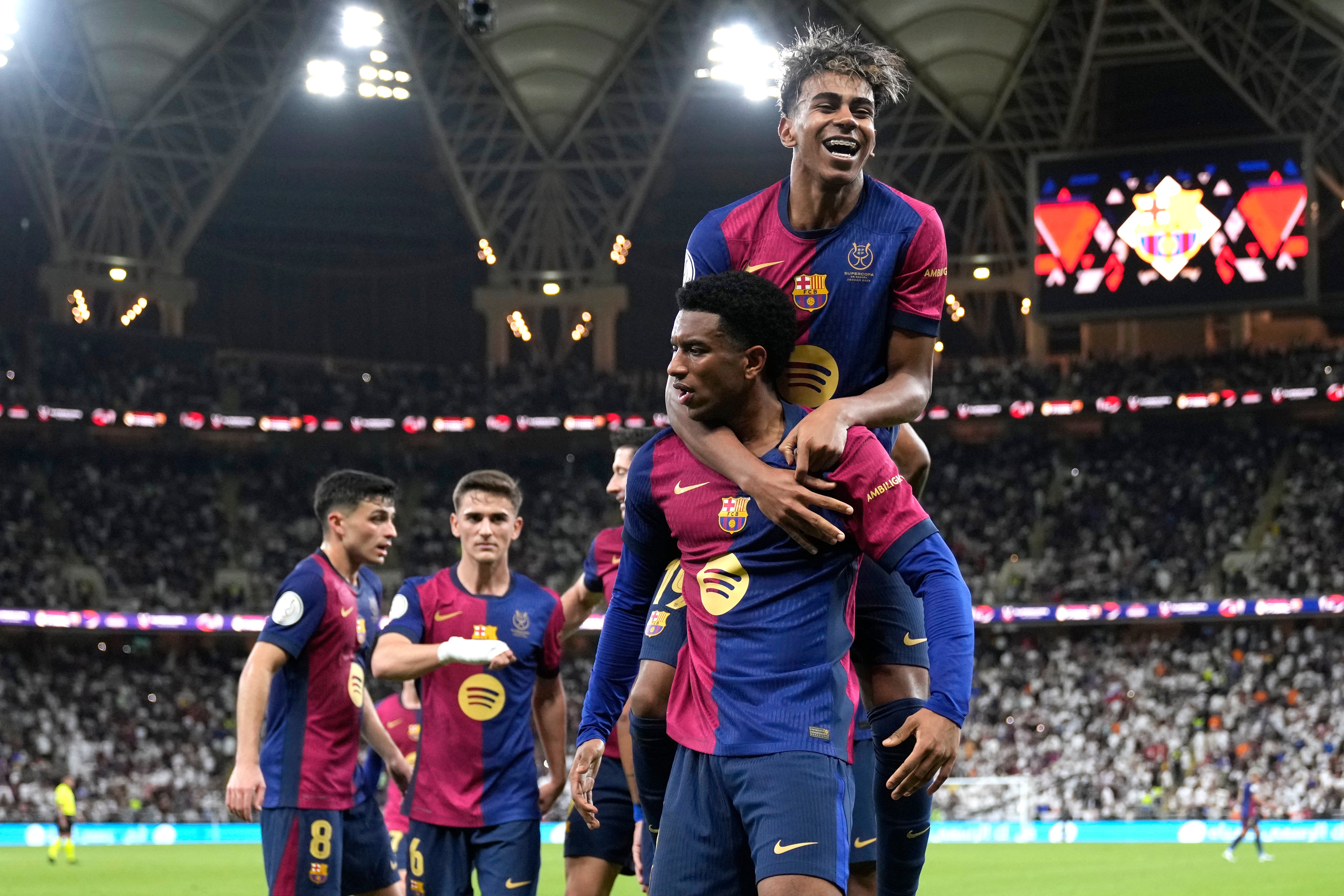 Ruthless Barcelona thrash Real Madrid to win Spanish Super Cup