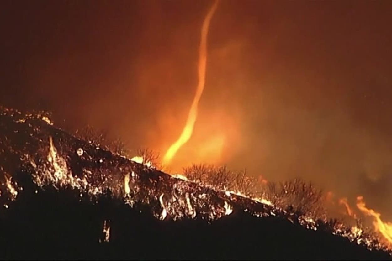 Fire tornadoes: Firefighters in California face a rare and dangerous ...