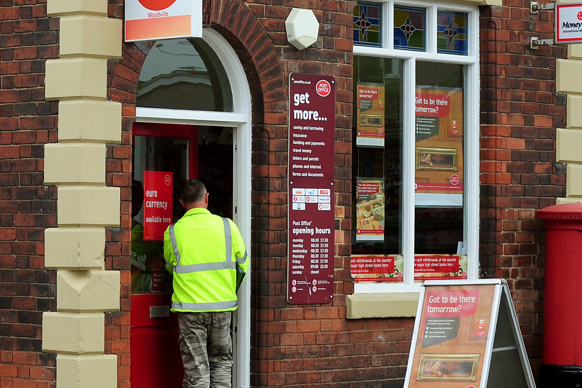 Cash withdrawals topped £1 billion at post offices in December, marking the first time on record that this has happened in a single month (Rui Vieira/PA)