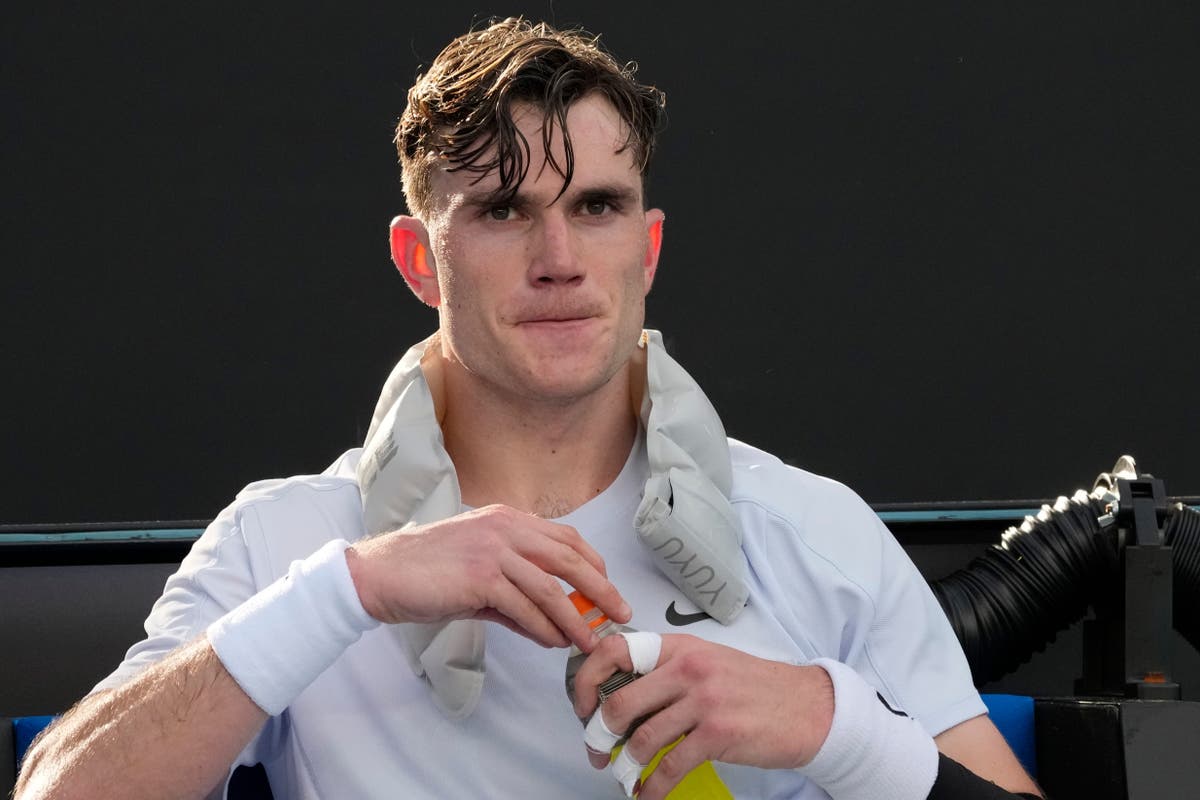 Jack Draper survives five-set fight to reach the Australian Open second round