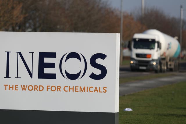 Ineos has confirmed the closure of the UK’s only ethanol manufacturing facility at its Grangemouth plant (Andrew Milligan/PA)