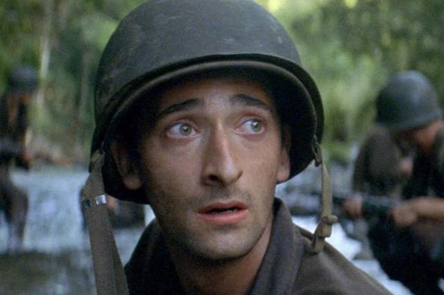 <p>Adrien Brody en 'La delgada línea roja'</p>