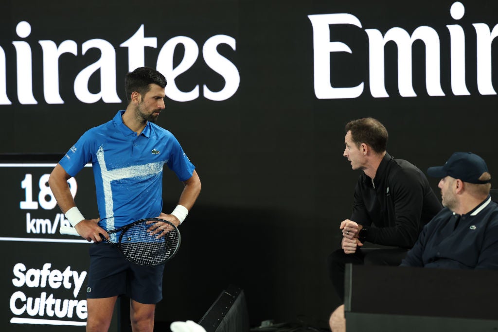 What are the ‘weird’ new coaching pods in use at the Australian Open?