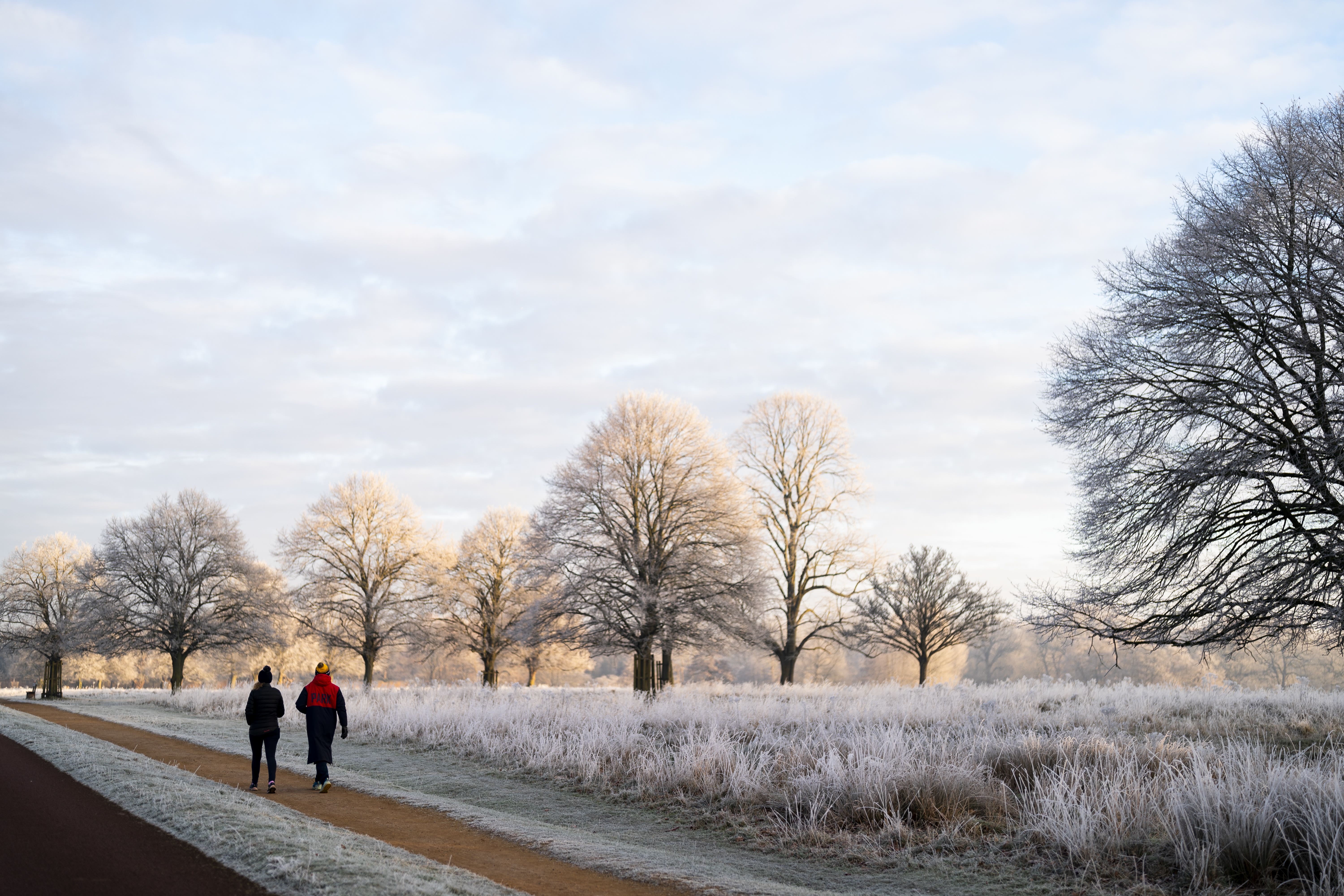 White wintry scenes have been a fixture across the country so far this year (Jordan Pettitt/PA)