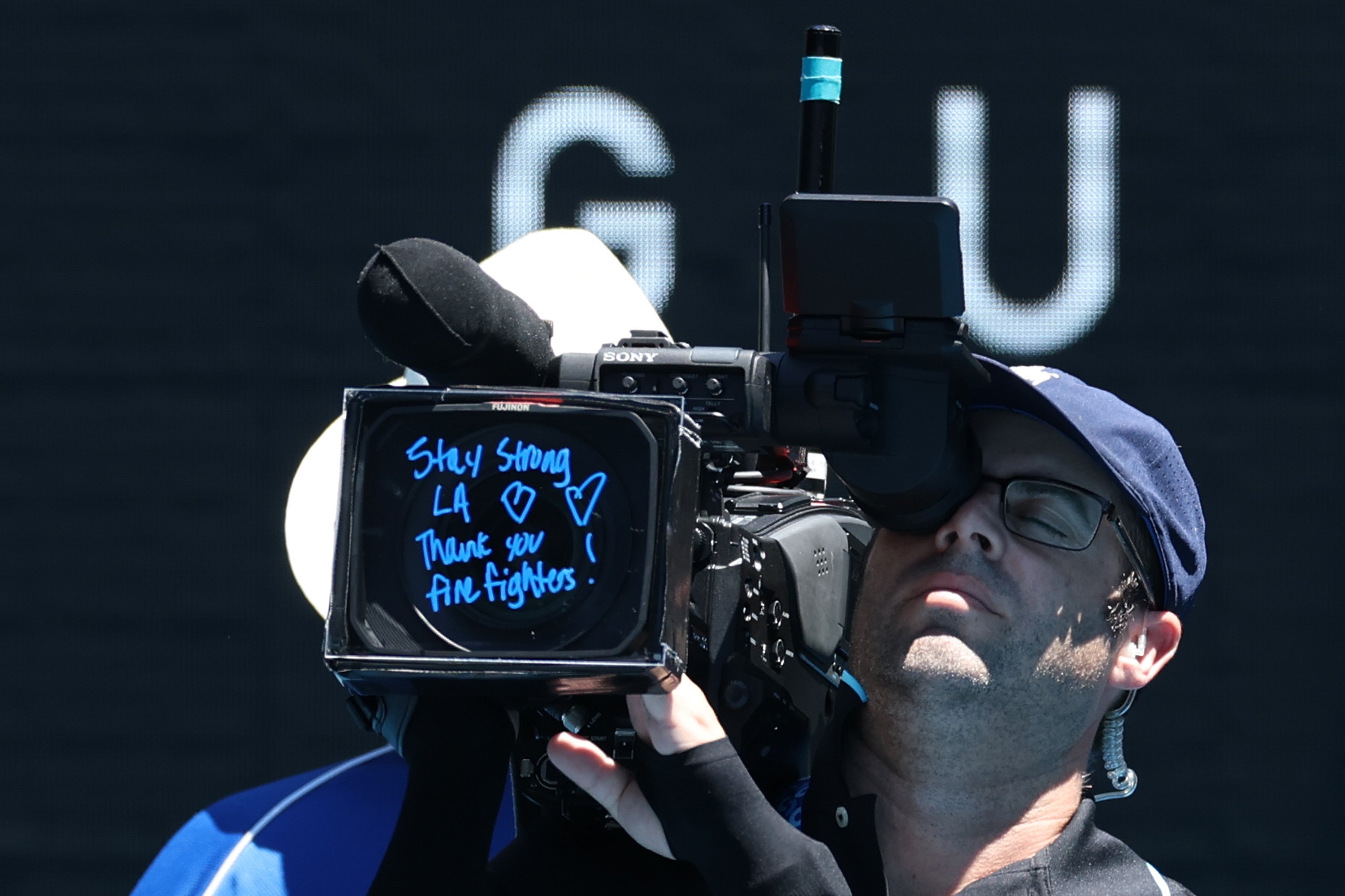 Gauf wrote the message after defeating Sophia Kenin in the first round of women's singles